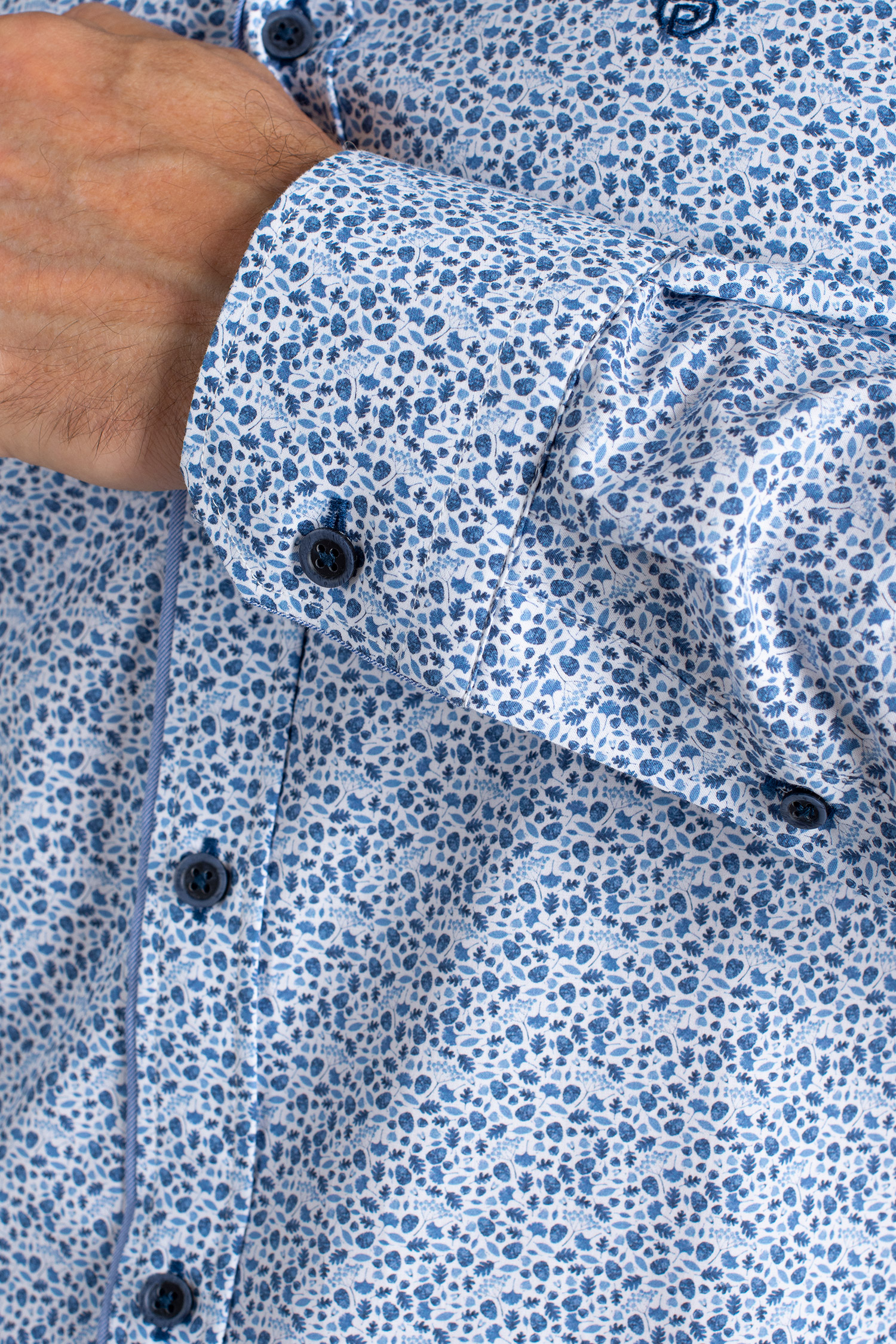 Camisas, Sport Manga Larga, 113071, MARINO | Zoom