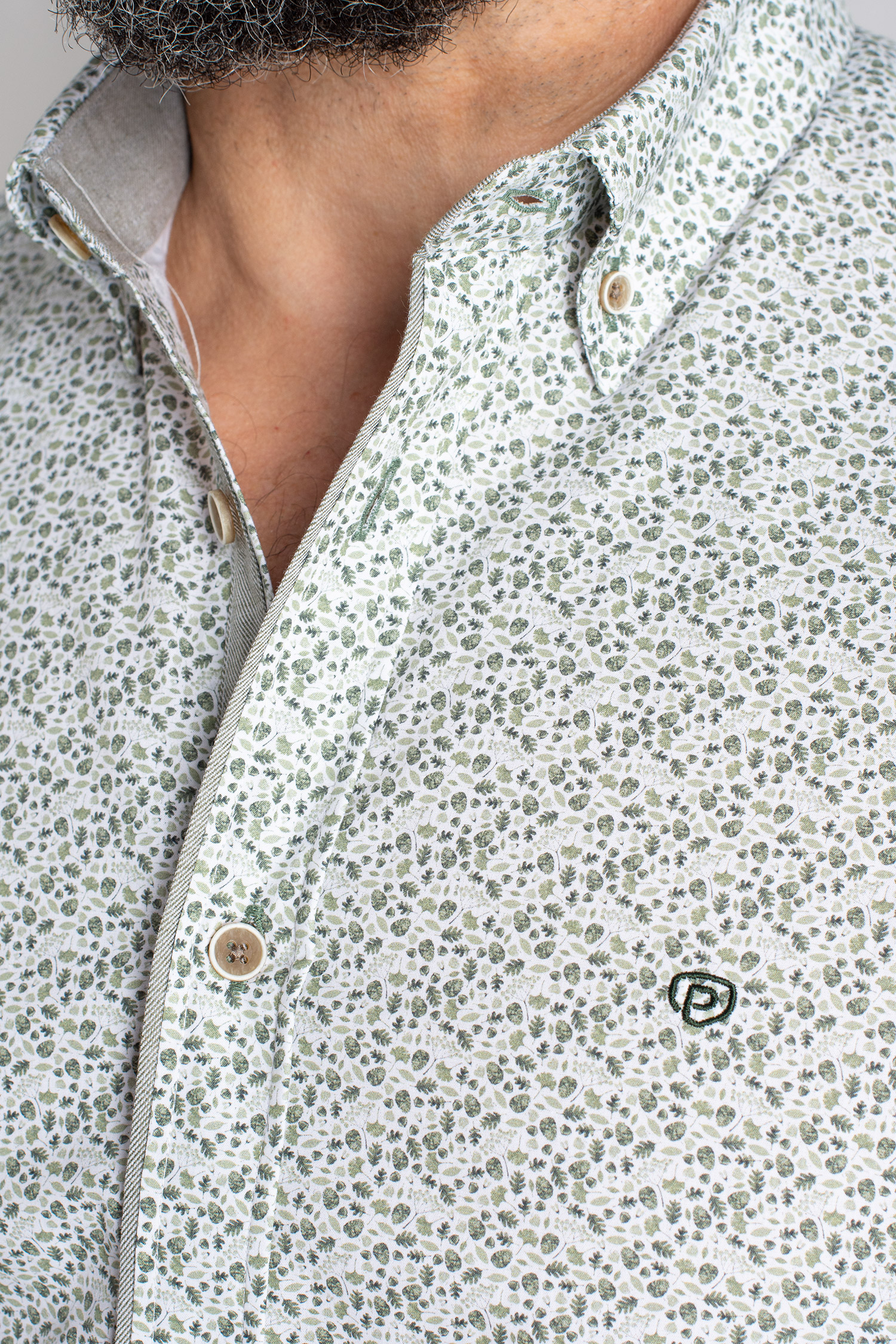 Camisas, Sport Manga Larga, 113071, VERDE | Zoom