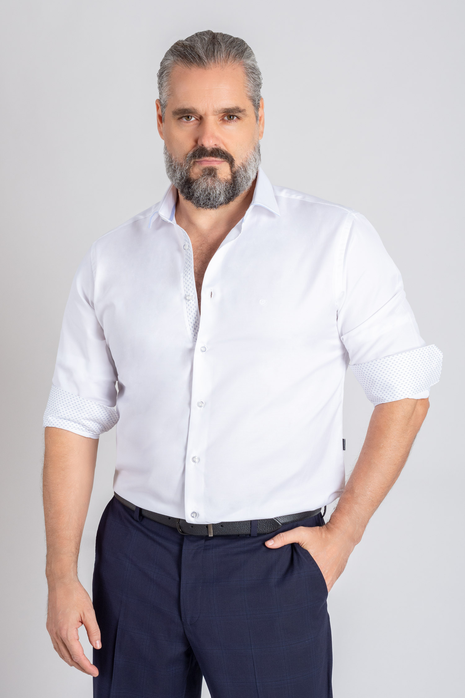 Camisas, Sport Manga Larga, 113072, BLANCO | Zoom