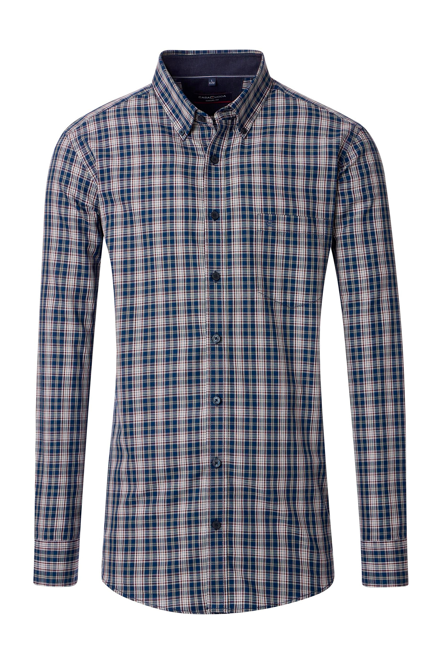 Camisas, Sport Manga Larga, 113078, MARINO | Zoom