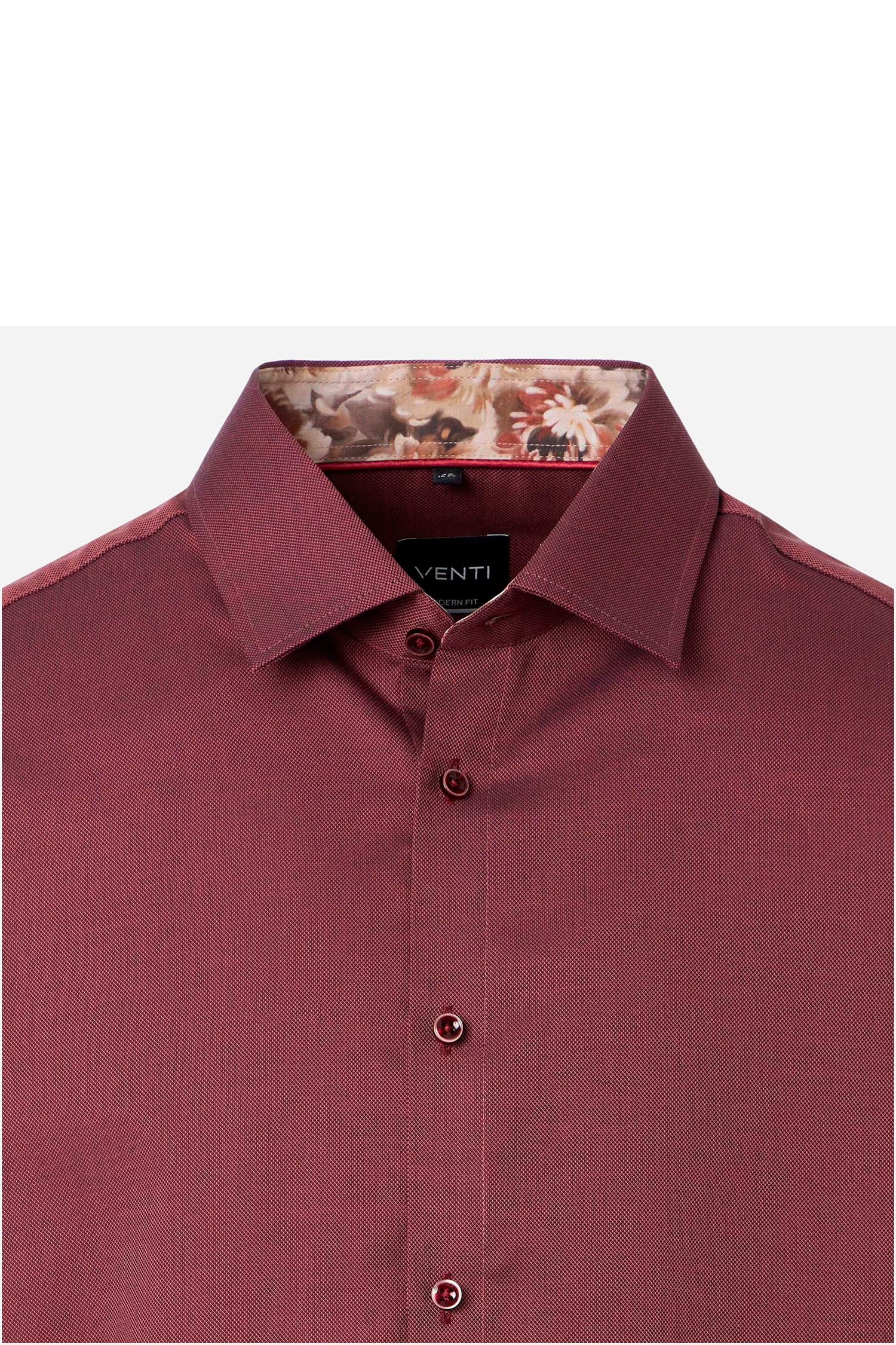 Camisas, Vestir Manga Larga, 113082, GRANATE | Zoom