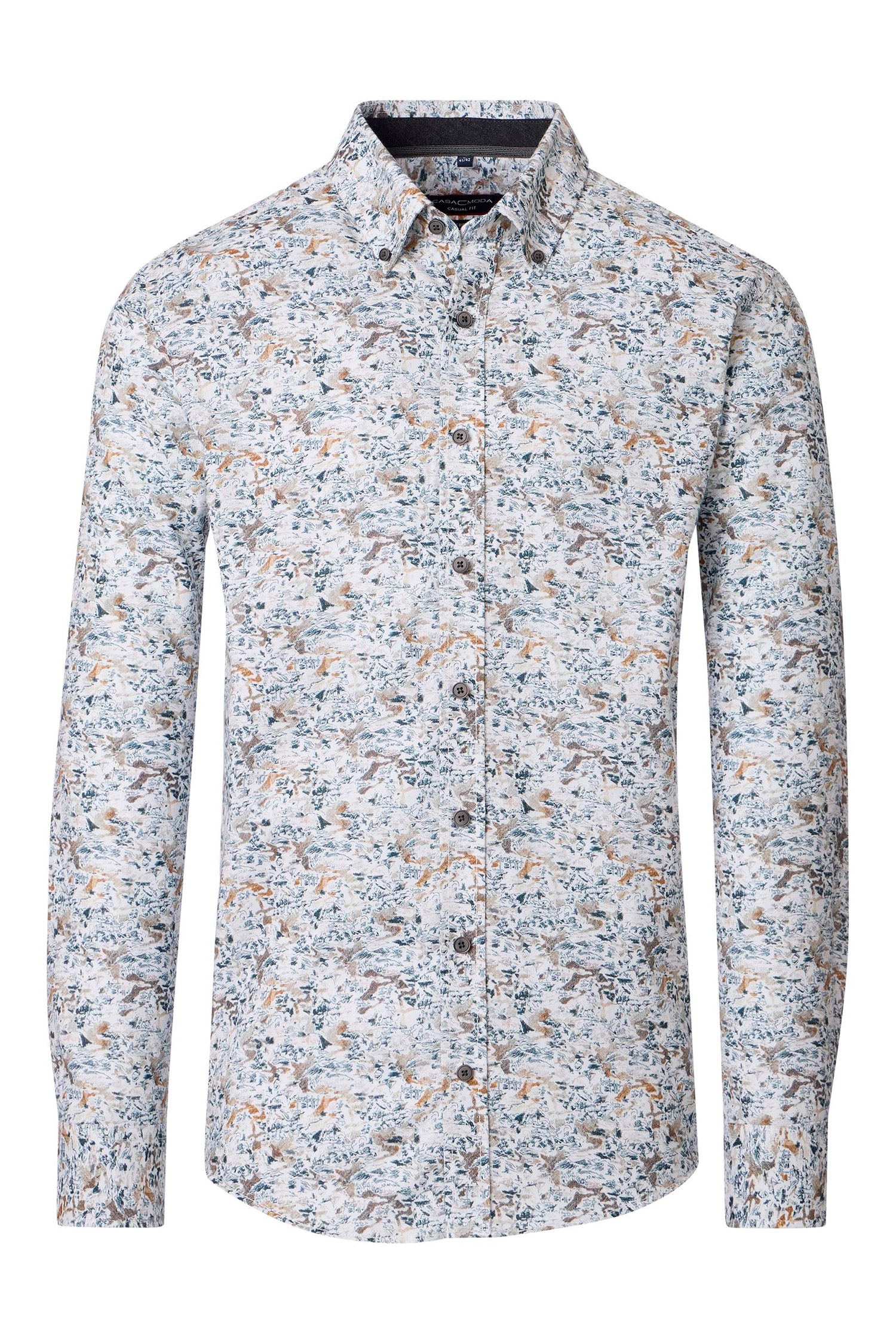 Camisas, Sport Manga Larga, 113084, BEIGE | Zoom