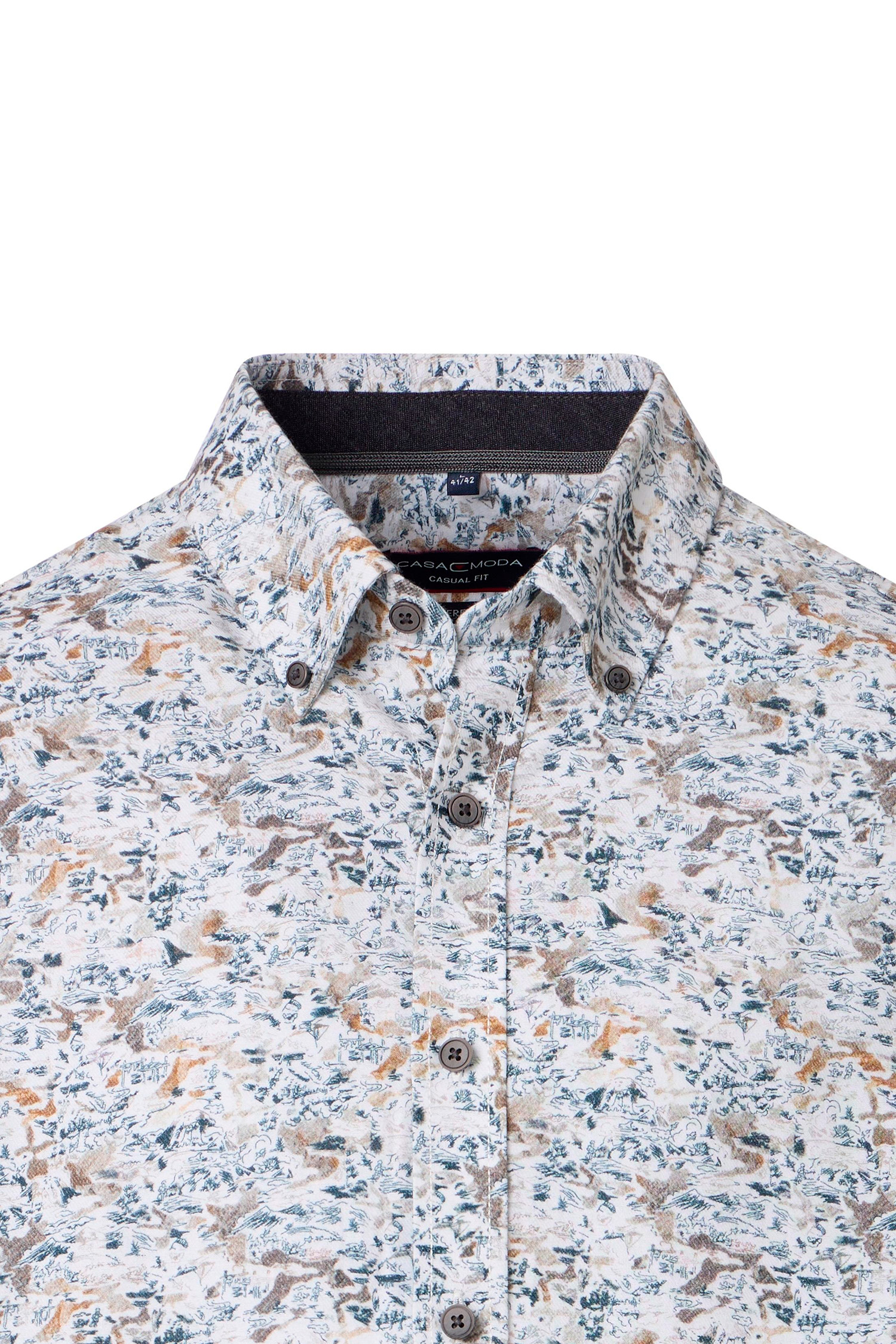 Camisas, Sport Manga Larga, 113084, BEIGE | Zoom