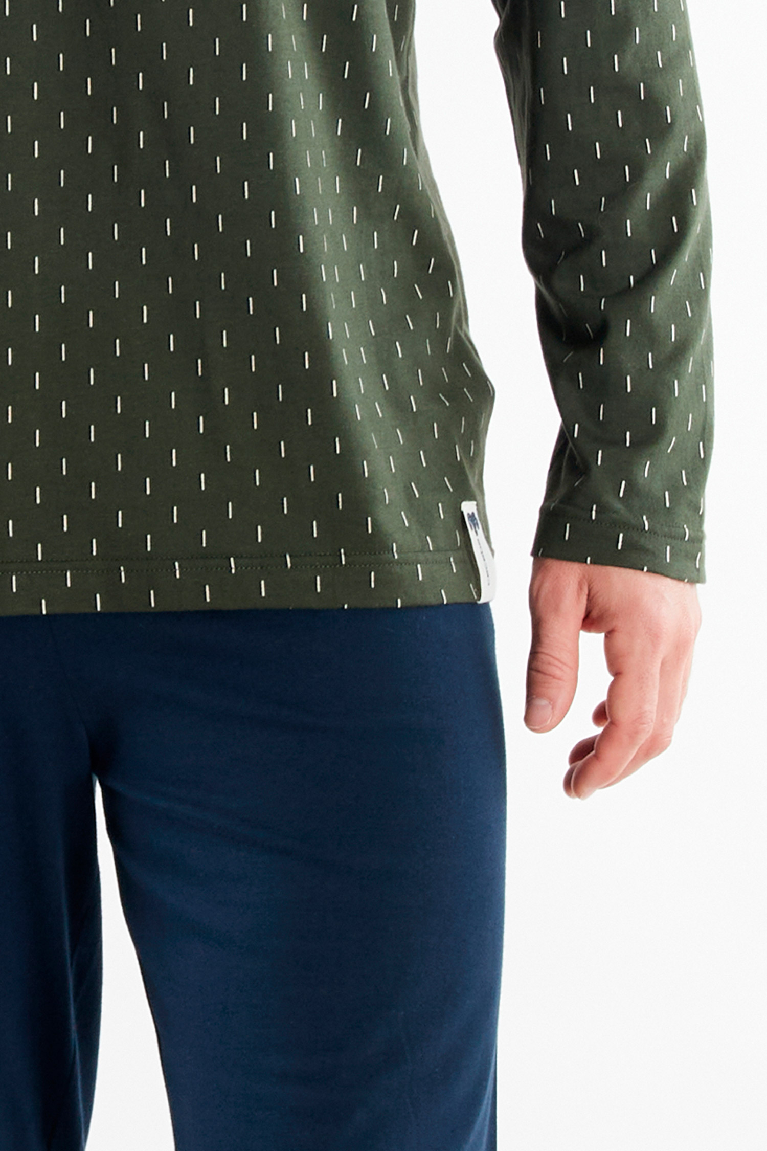 Homewear, Pijama M. Larga, 113095, OLIVA | Zoom