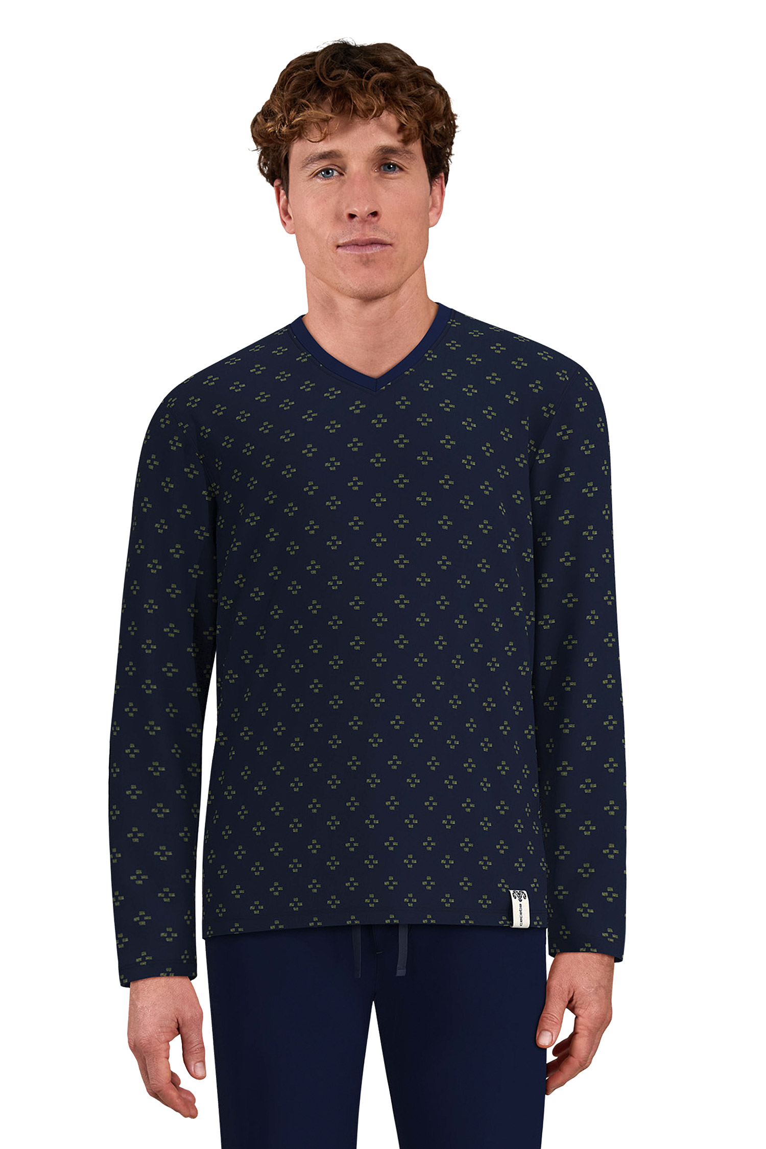 Homewear, Pijama M. Larga, 113097, MARINO | Zoom