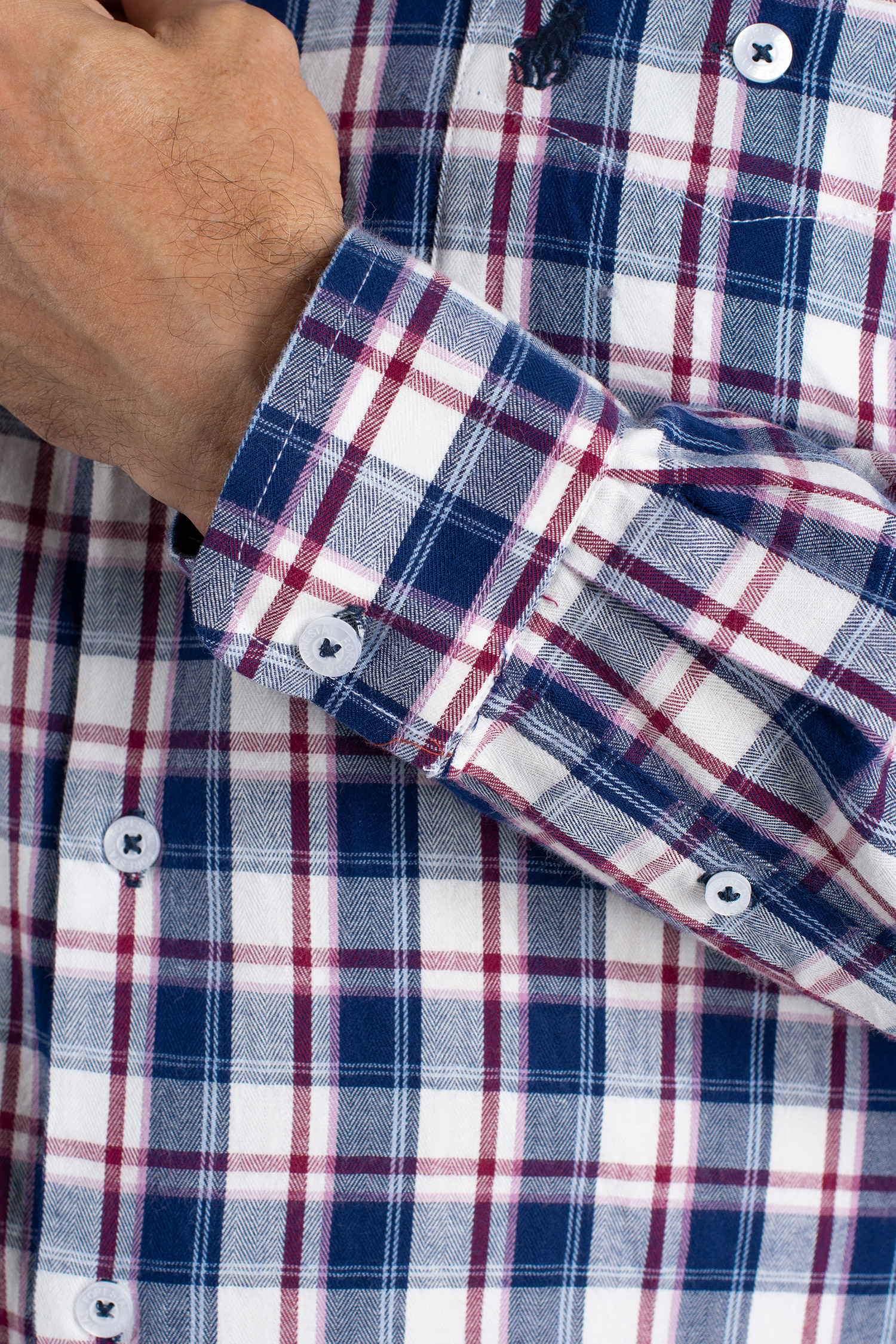 Camisas, Sport Manga Larga, 113128, MARINO | Zoom