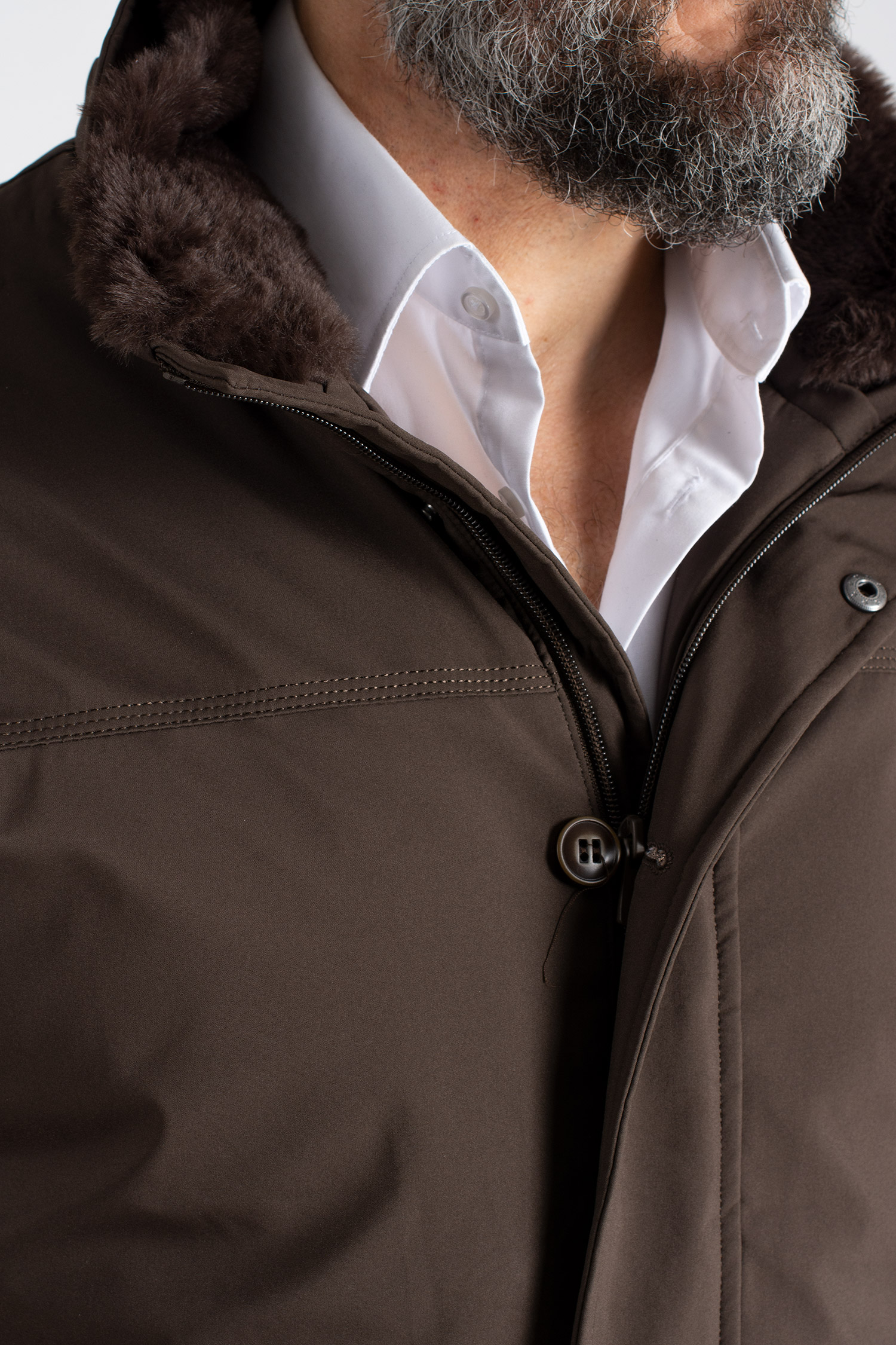 Abrigo, Chaquetones y Piel, 113135, MARRON | Zoom