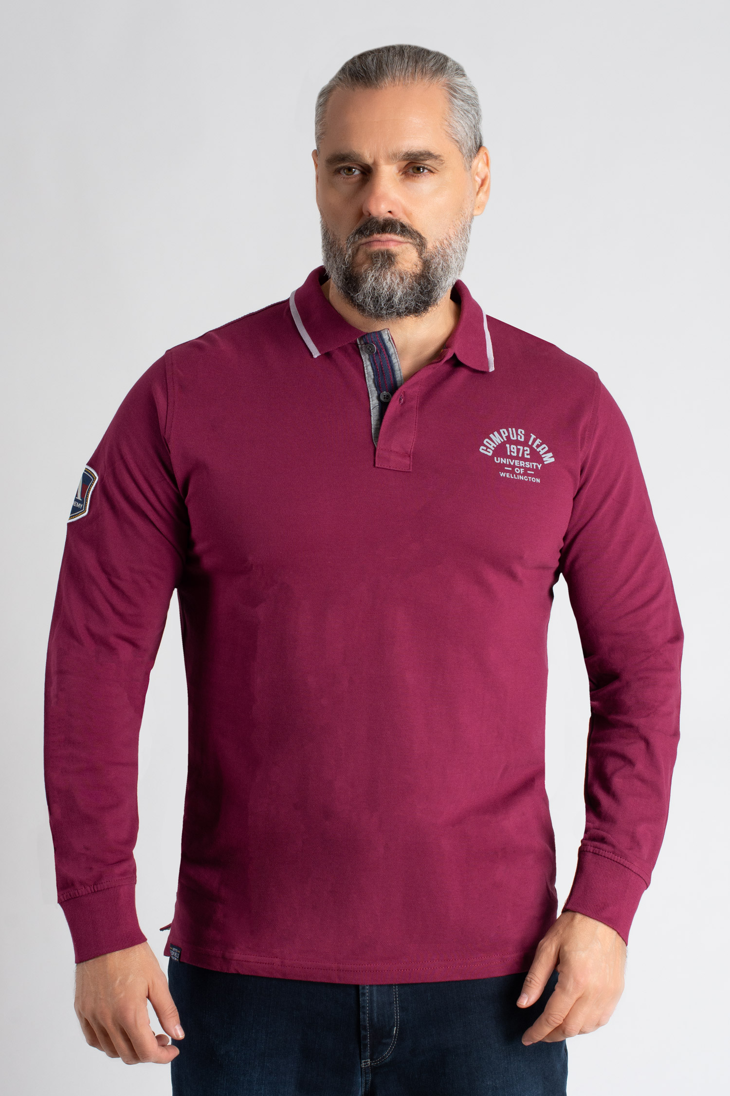 Sport, Polos M. Larga, 113160, GRANATE | Zoom