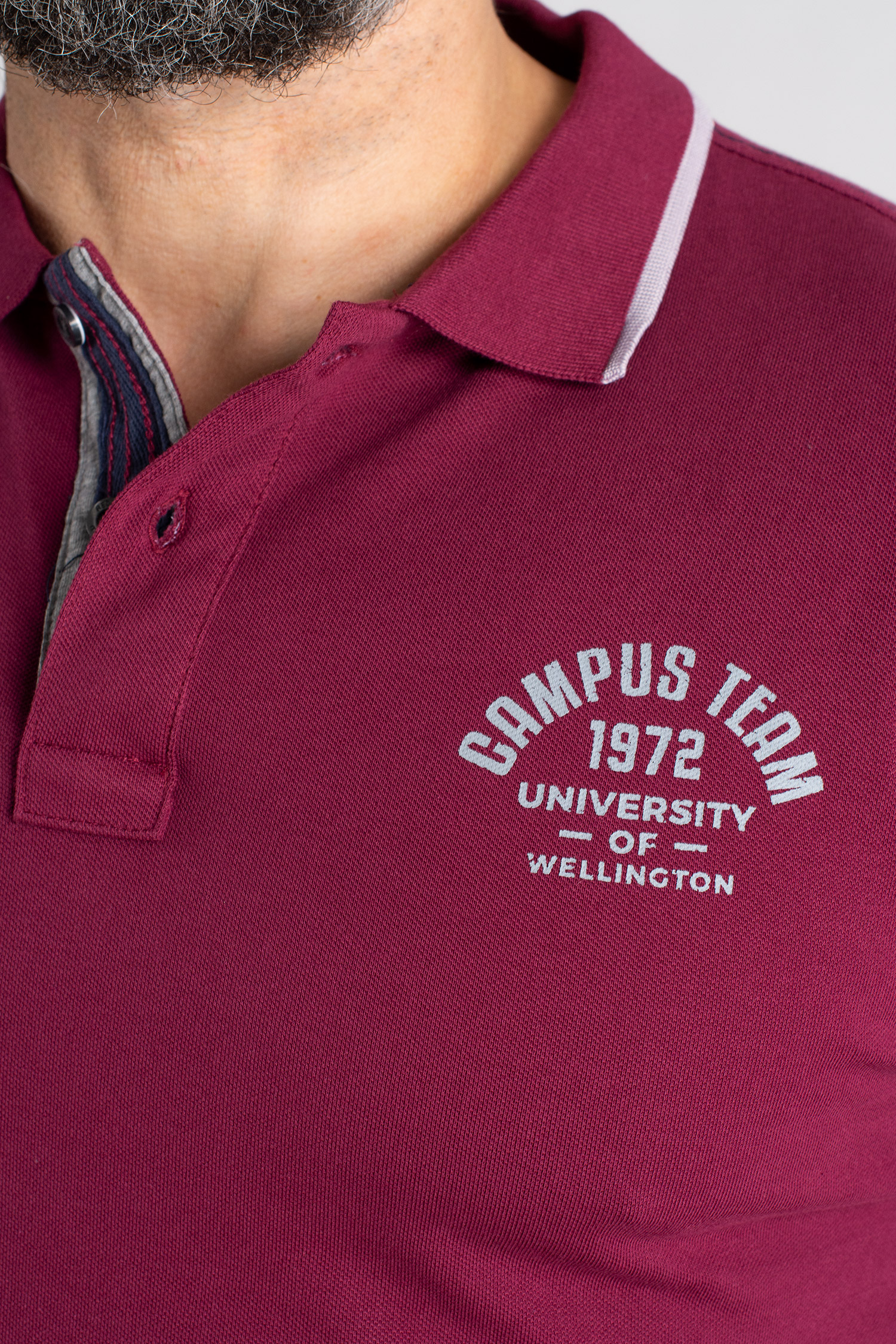 Sport, Polos M. Larga, 113160, GRANATE | Zoom