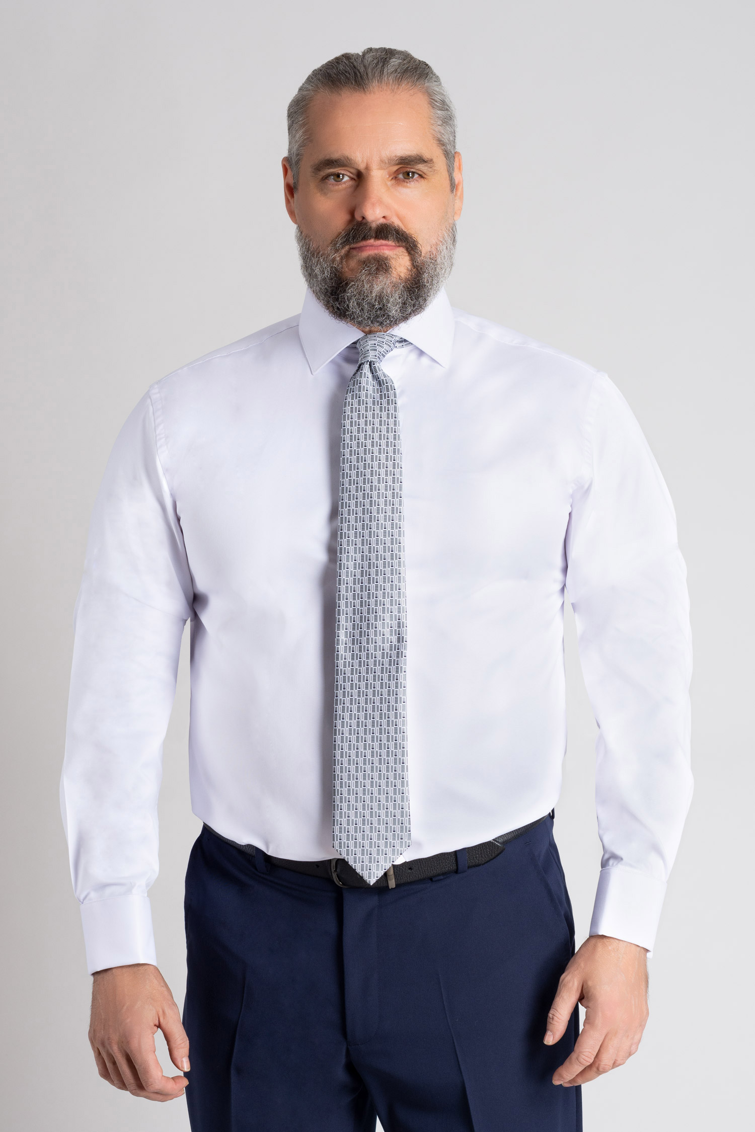 Camisas, Vestir Manga Larga, 113169, BLANCO | Zoom