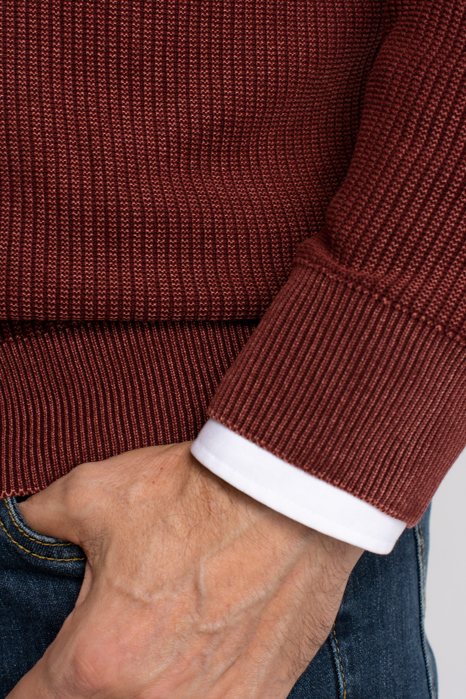 Punto, Jerseys, 113170, BURGONDI | Zoom