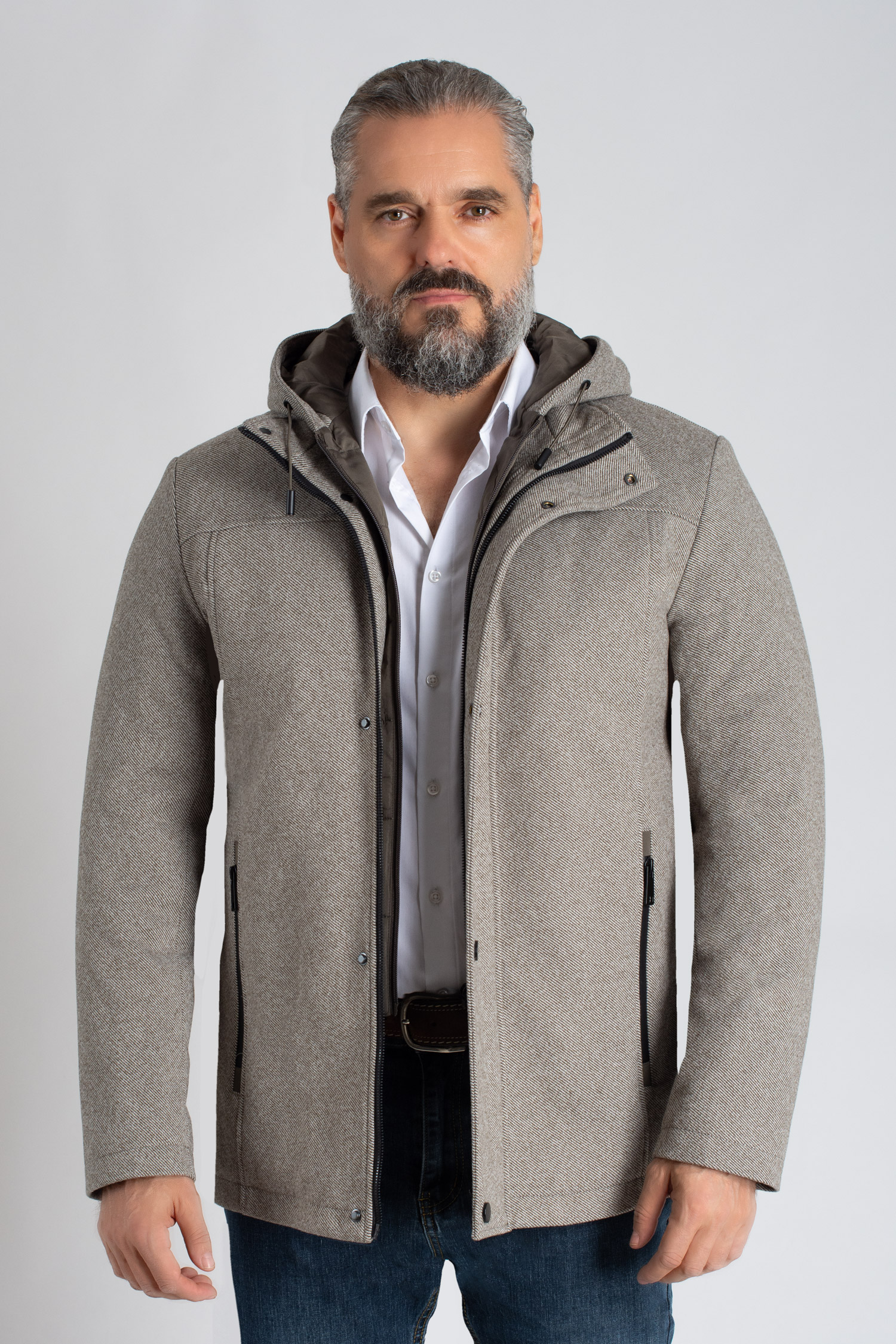 Abrigo, Chaquetones y Piel, 113182, BEIGE | Zoom