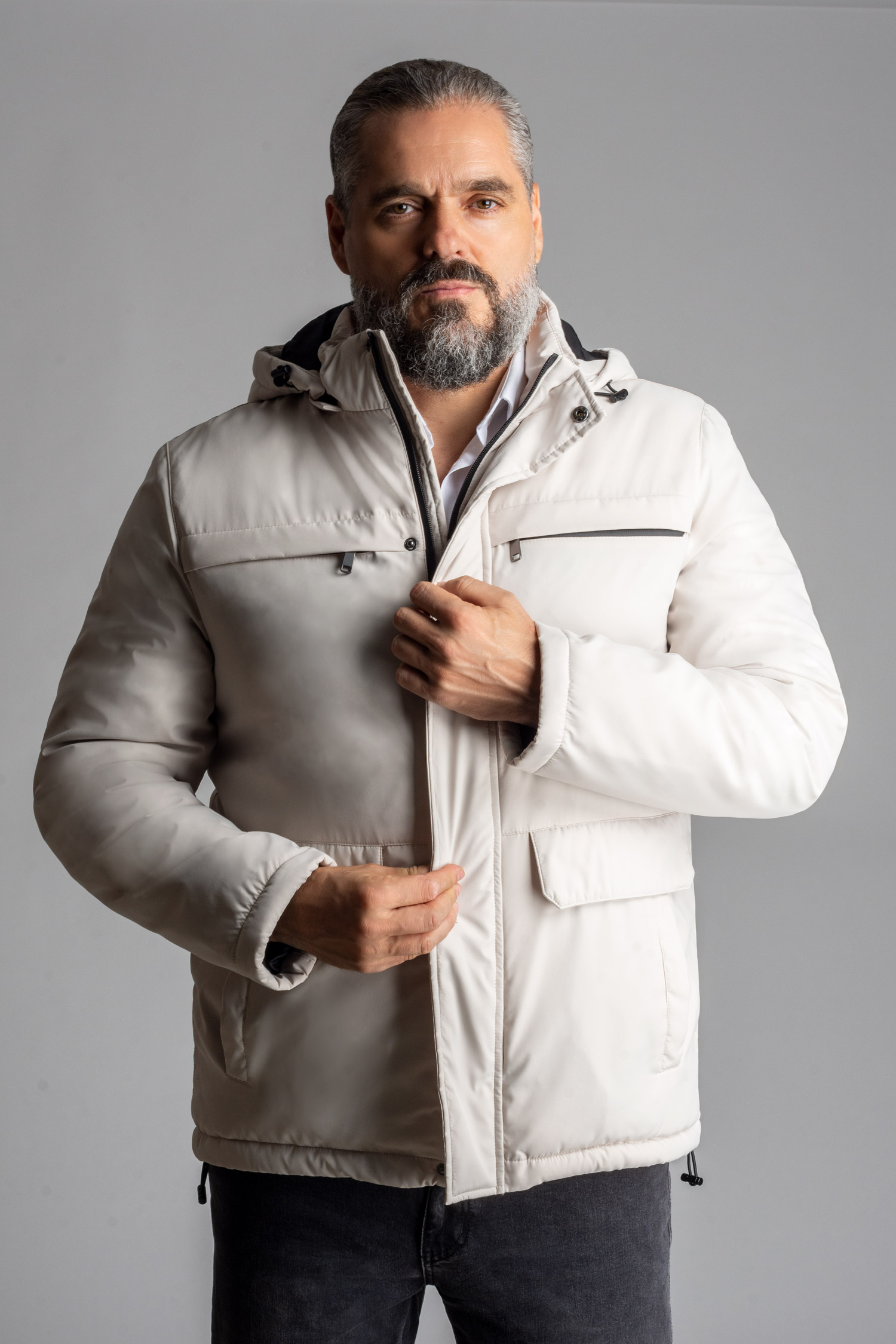 Abrigo, Chaquetones y Piel, 113186, PIEDRA | Zoom