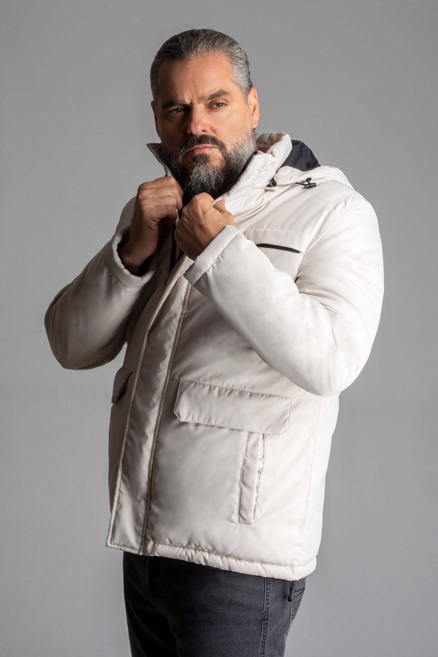 Abrigo, Chaquetones y Piel, 113186, PIEDRA | Zoom