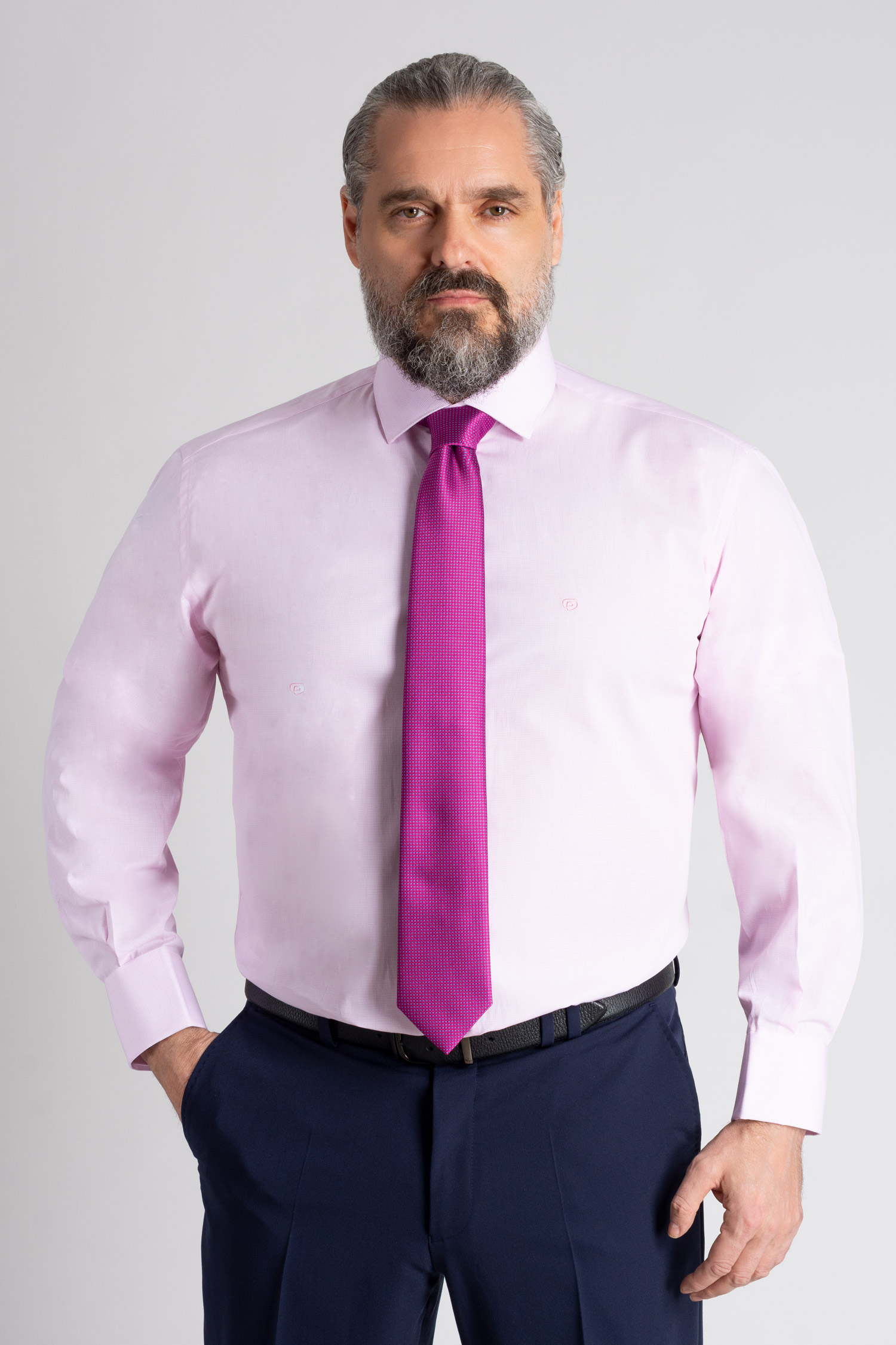 Camisas, Vestir Manga Larga, 113297, ROSA | Zoom