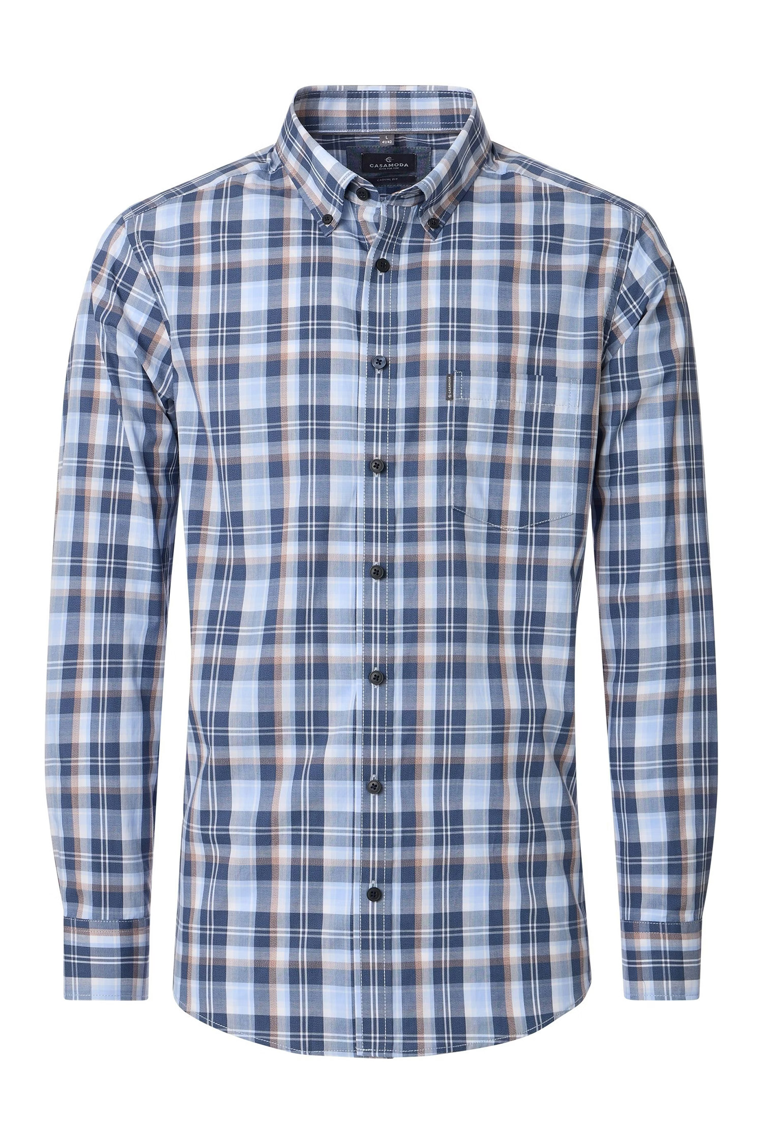 Camisas, Sport Manga Larga, 113305, MARINO | Zoom