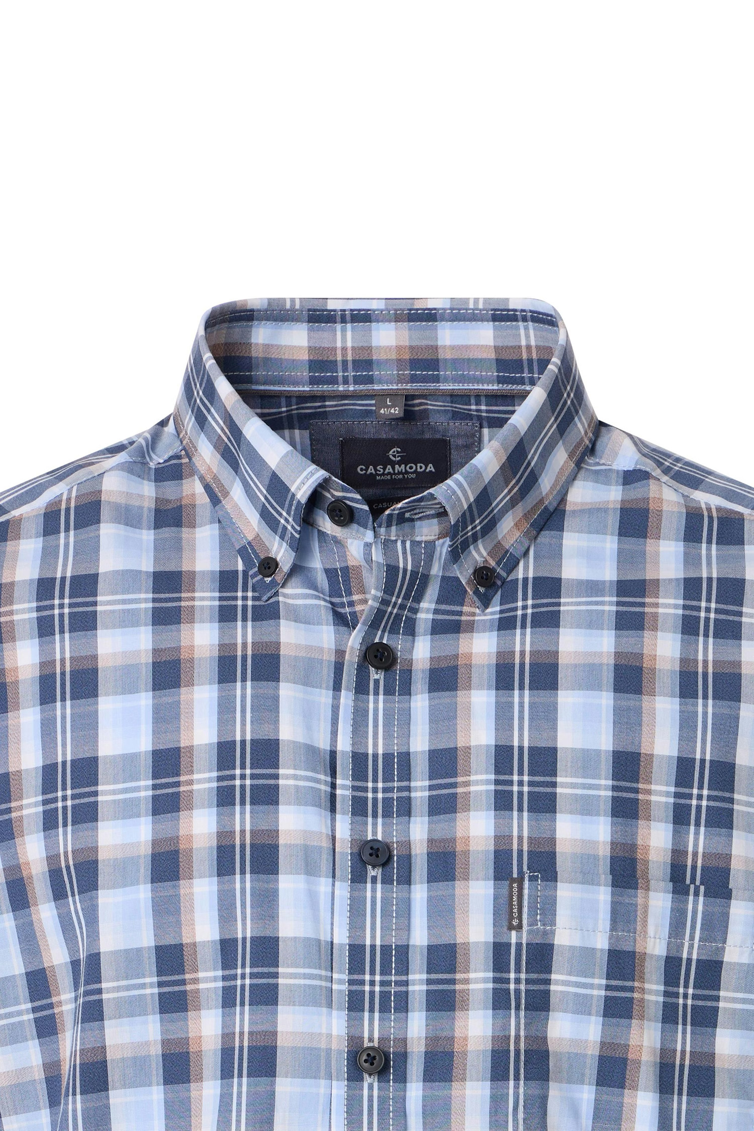 Camisas, Sport Manga Larga, 113305, MARINO | Zoom