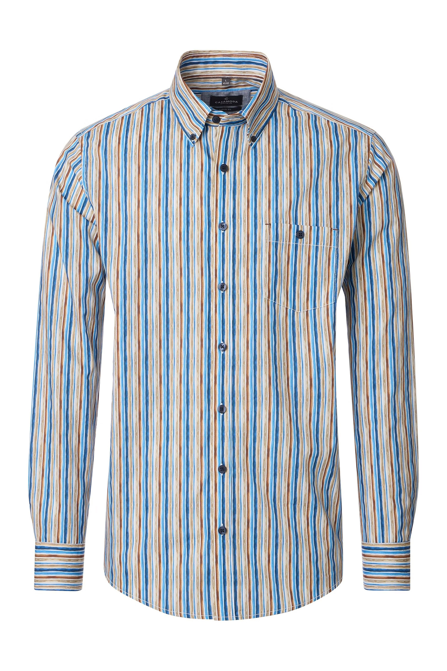 Camisas, Sport Manga Larga, 113307, MARINO | Zoom