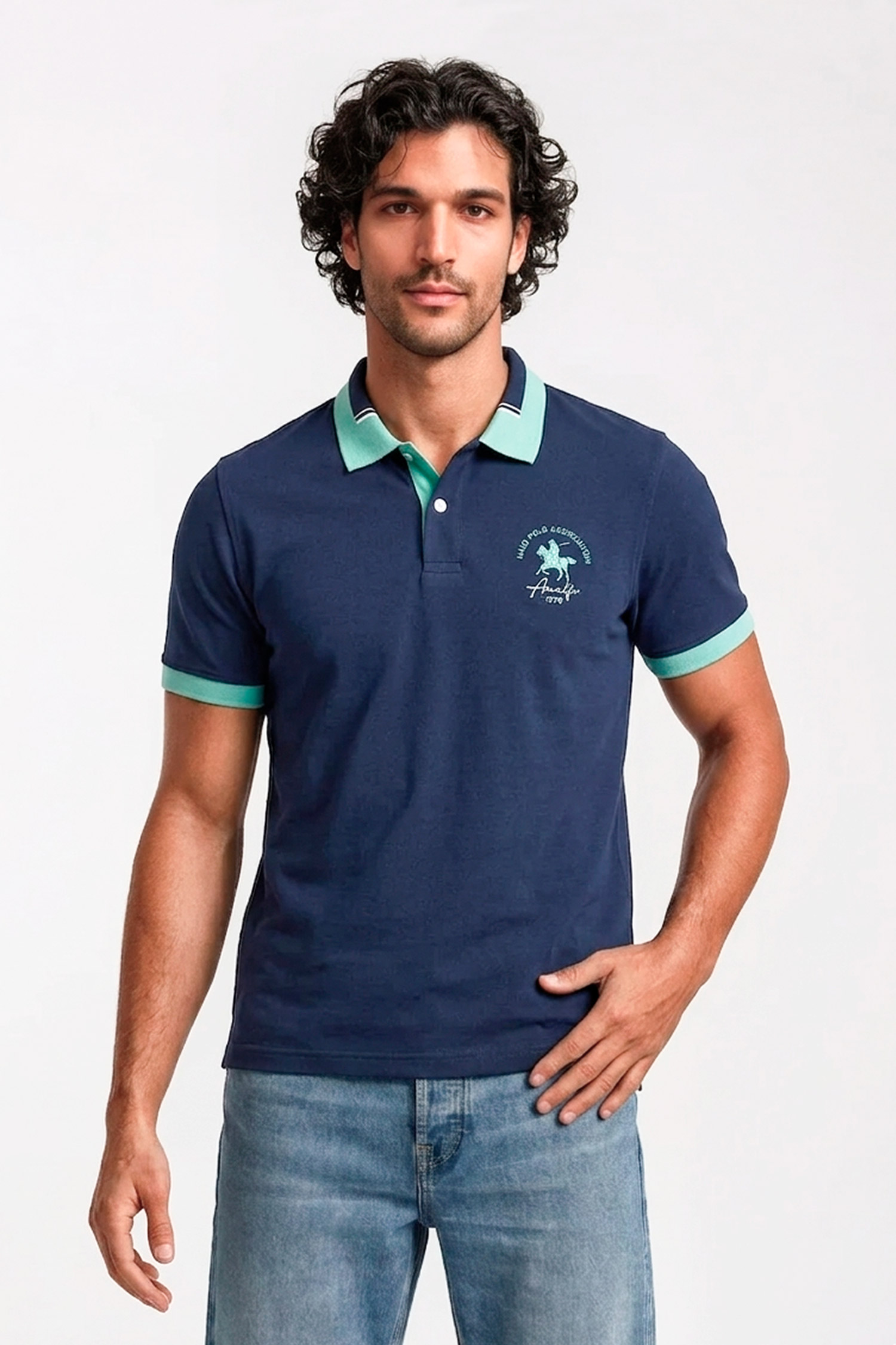 Sport, Polos M. Corta, 113333, MARINO | Zoom