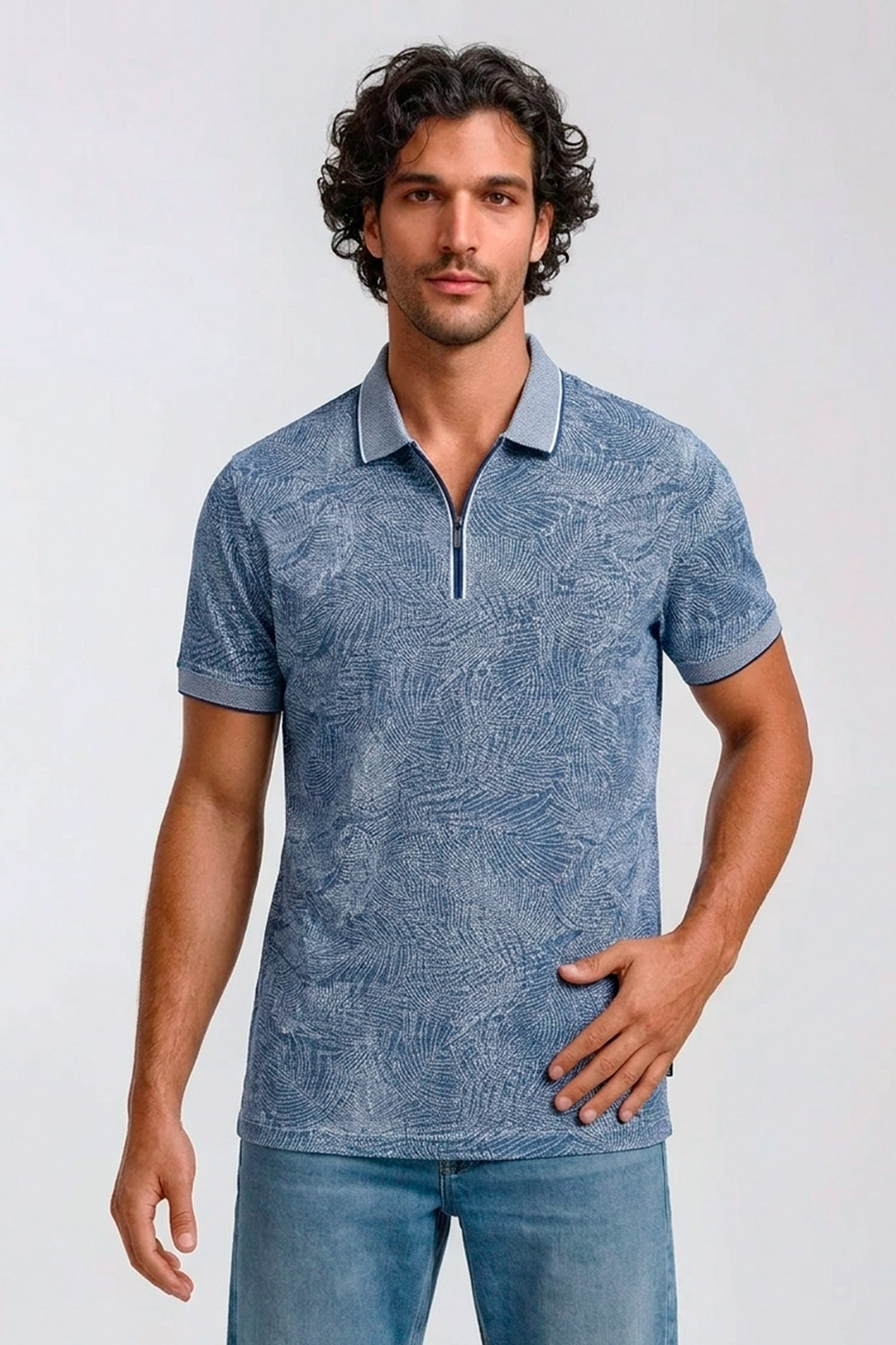 Sport, Polos M. Corta, 113338, AZUL | Zoom