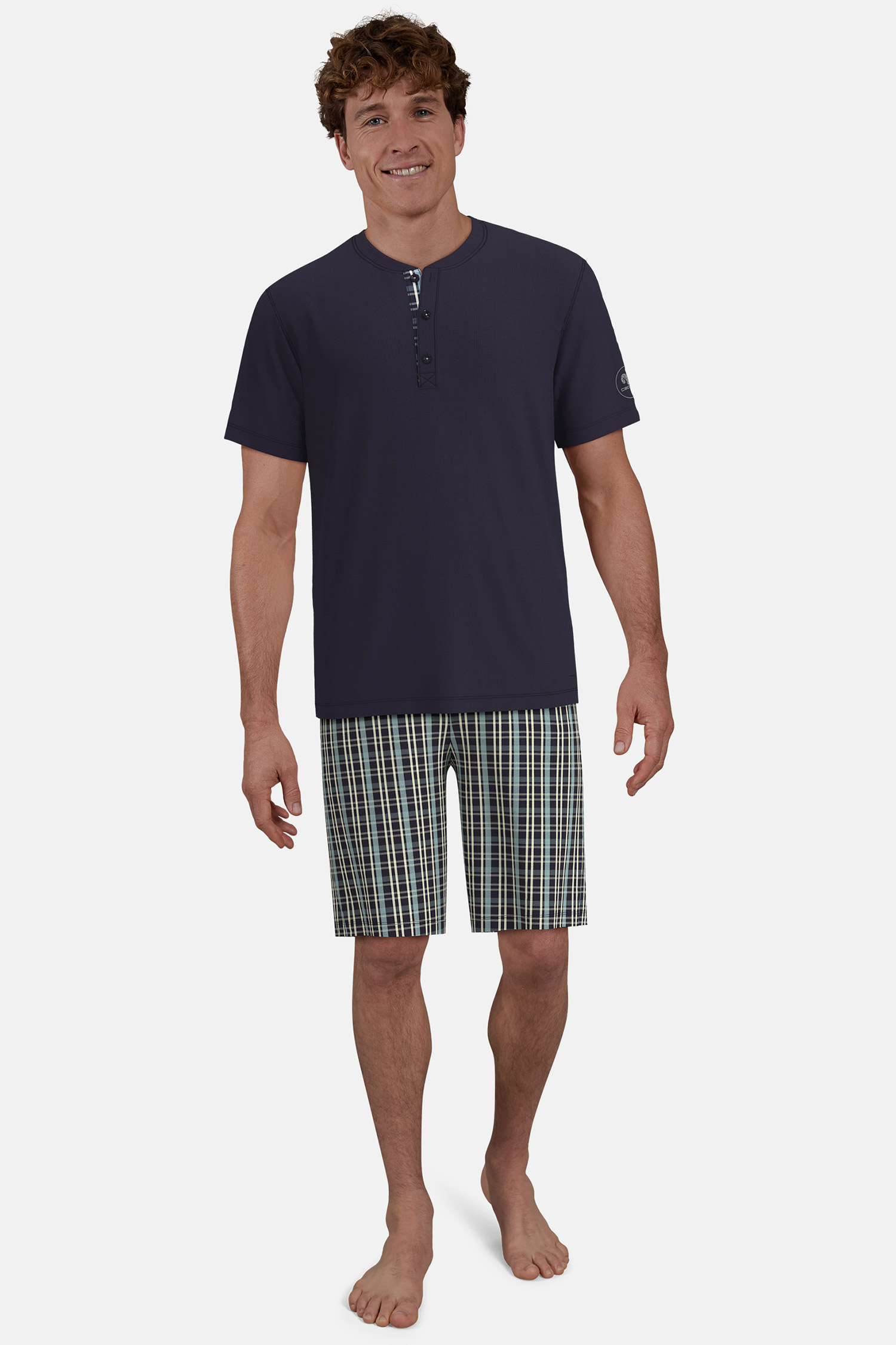 Homewear, Pijama M. Corta, 113356, MARINO | Zoom