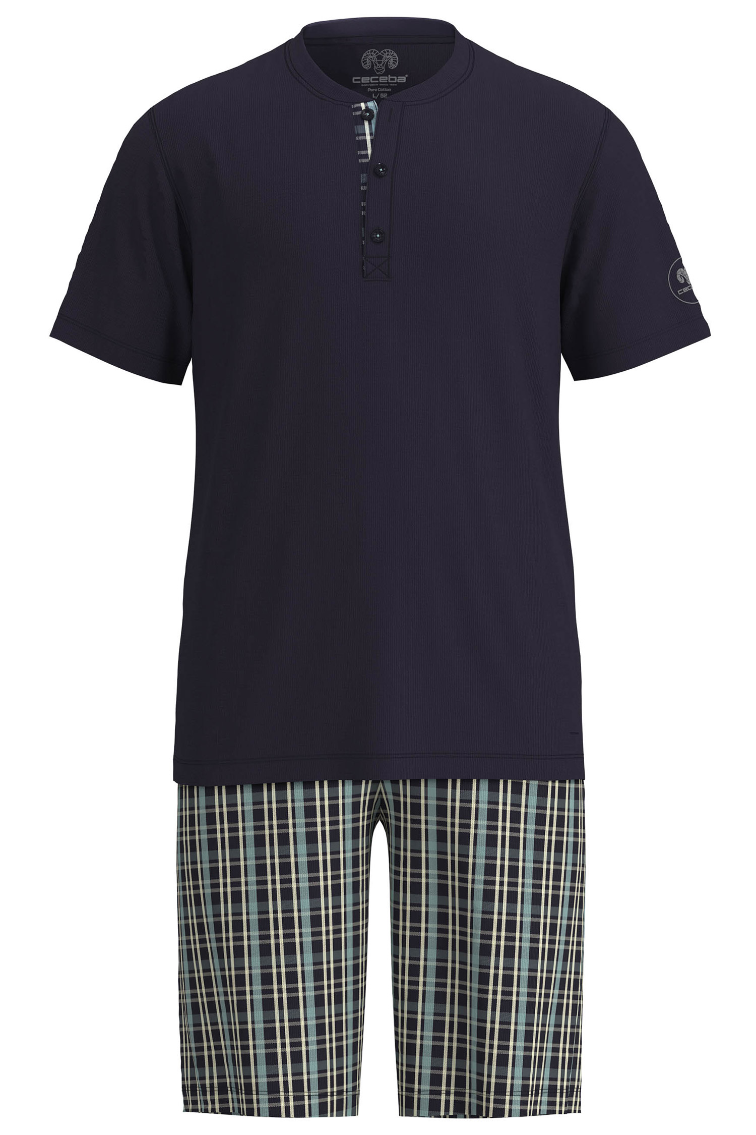 Homewear, Pijama M. Corta, 113356, MARINO | Zoom