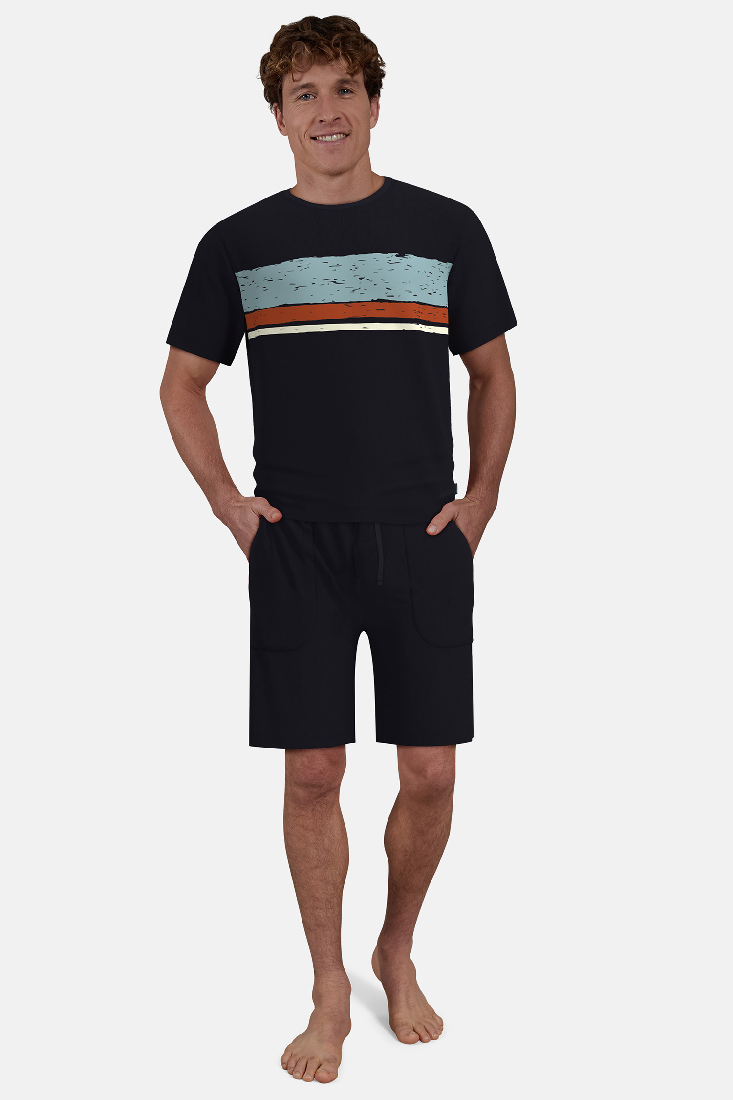 Homewear, Pijama M. Corta, 113357, MARINO | Zoom