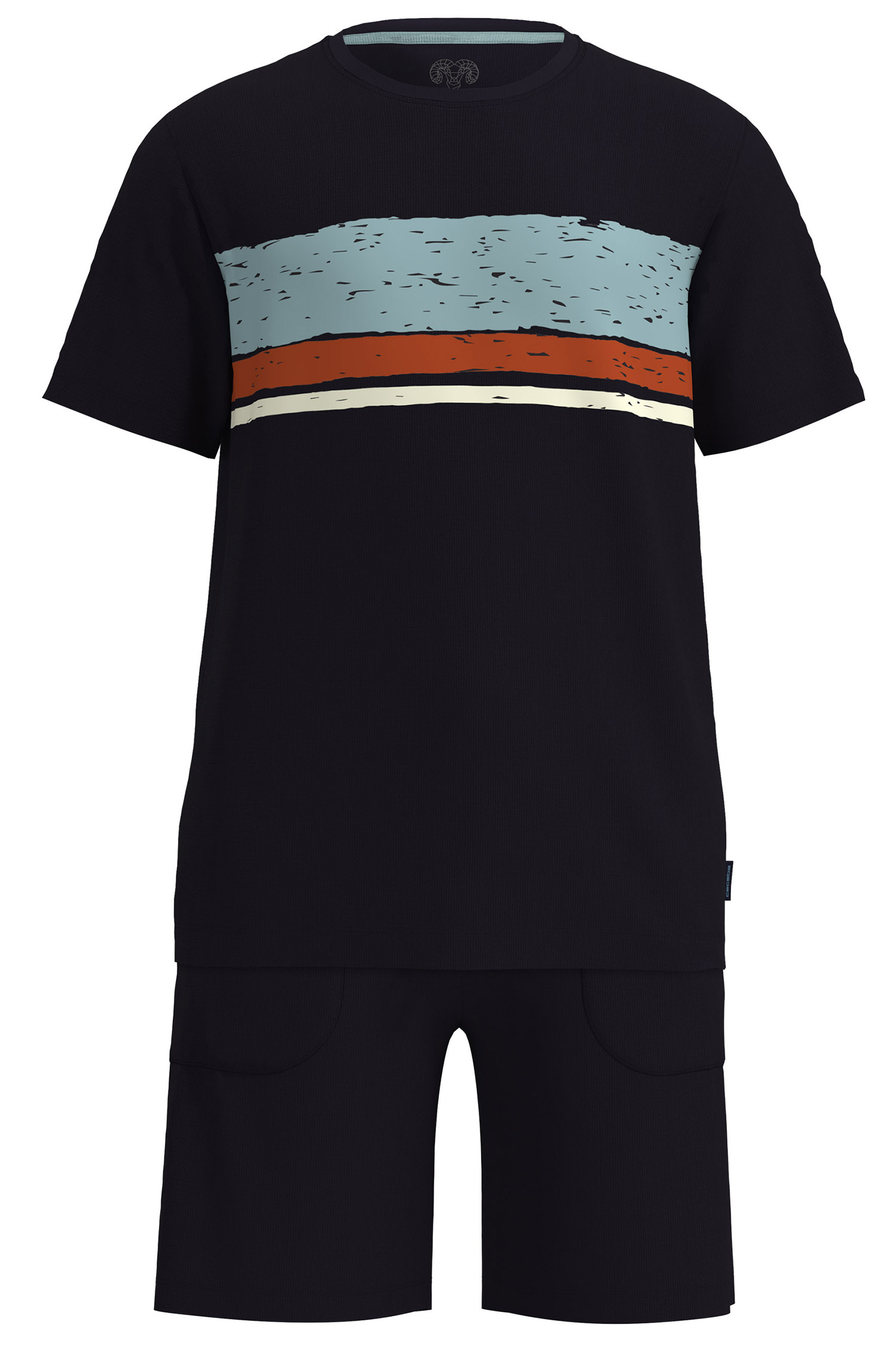 Homewear, Pijama M. Corta, 113357, MARINO | Zoom