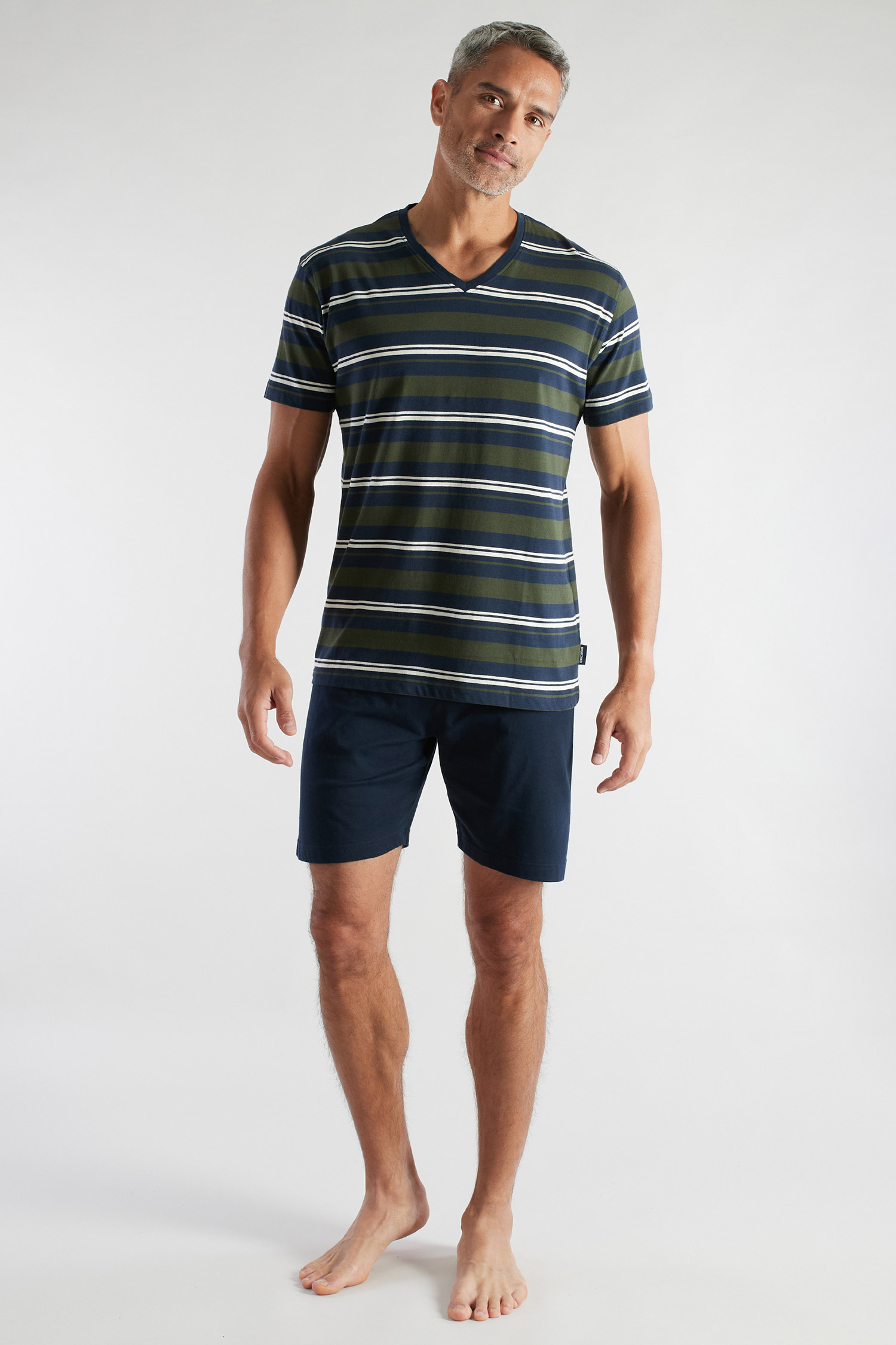 Homewear, Pijama M. Corta, 113360, OLIVA | Zoom