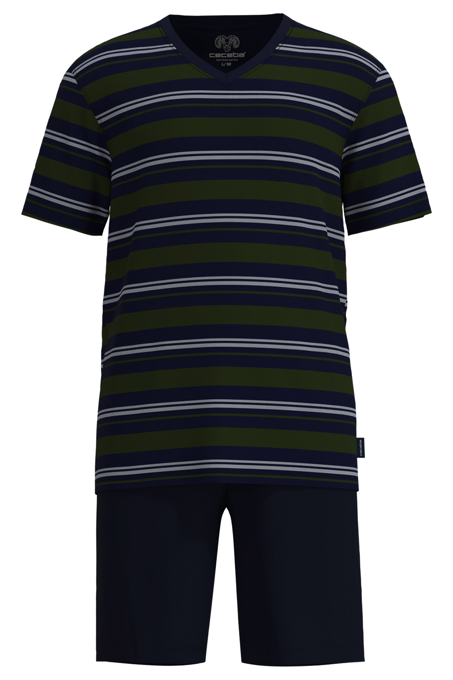 Homewear, Pijama M. Corta, 113360, OLIVA | Zoom