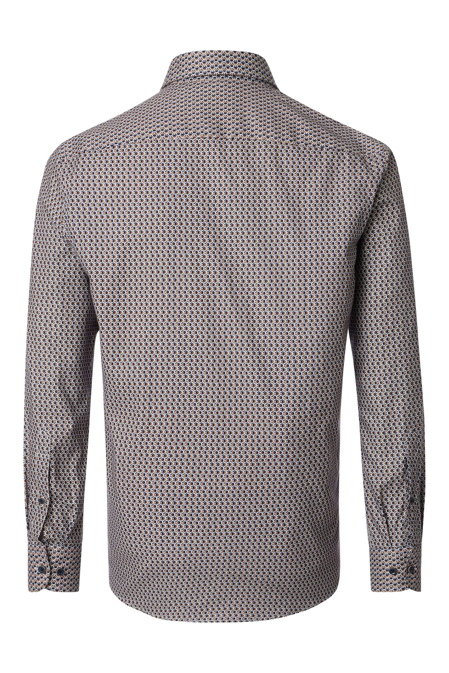 Camisas, Sport Manga Larga, 113381, MARRON | Zoom