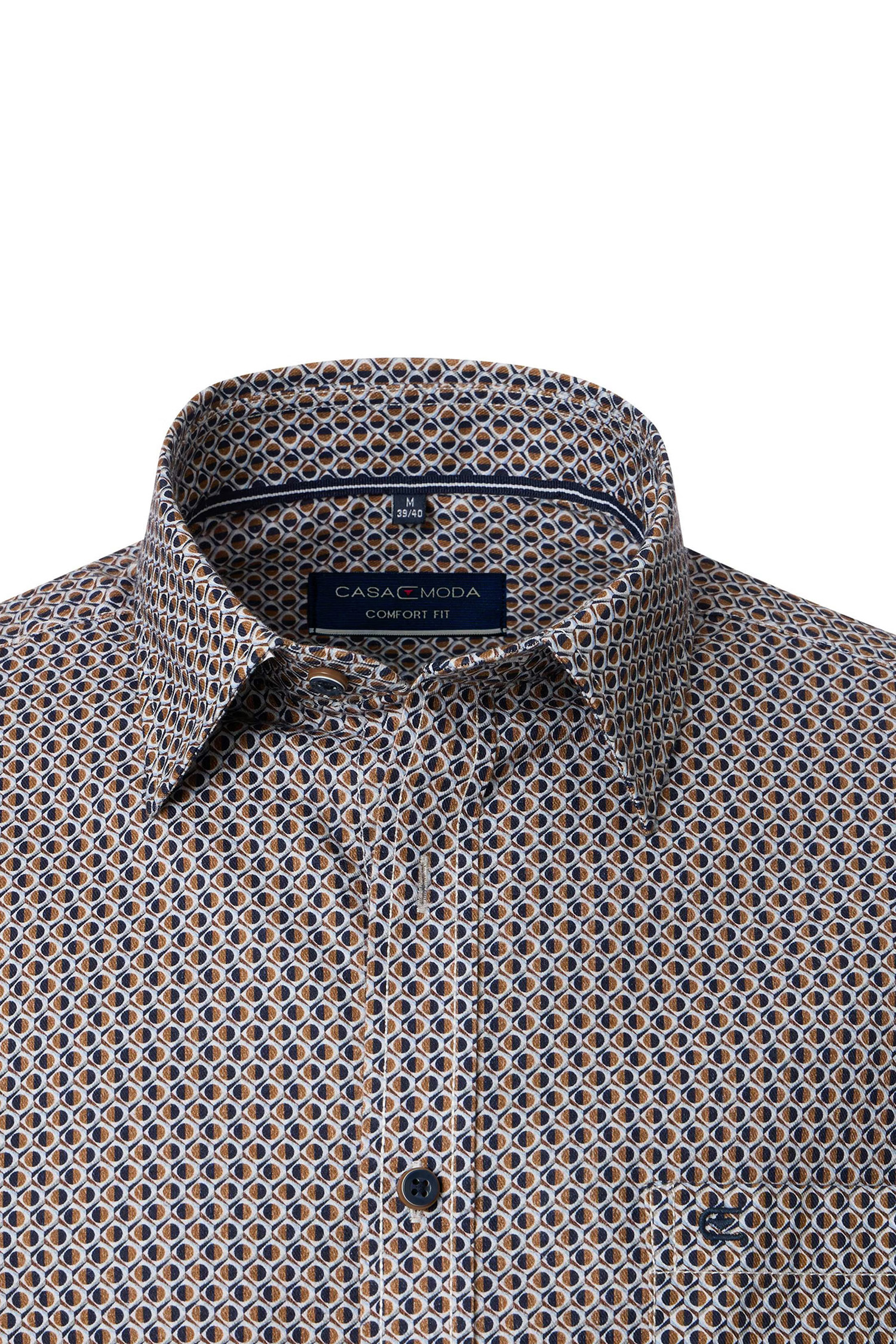 Camisas, Sport Manga Larga, 113381, MARRON | Zoom