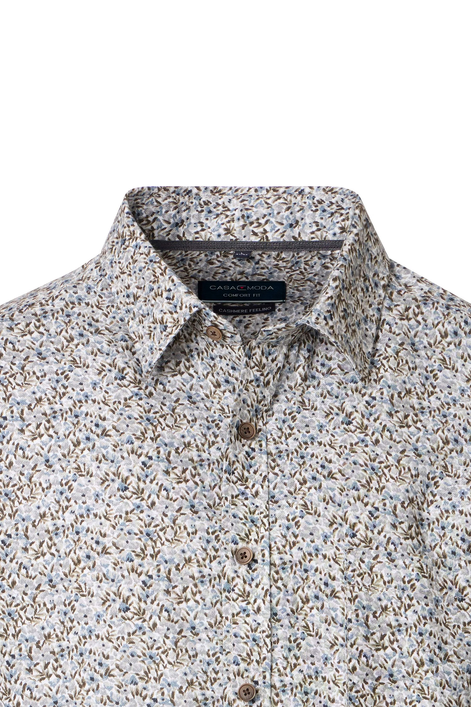 Camisas, Sport Manga Larga, 113385, BEIGE | Zoom