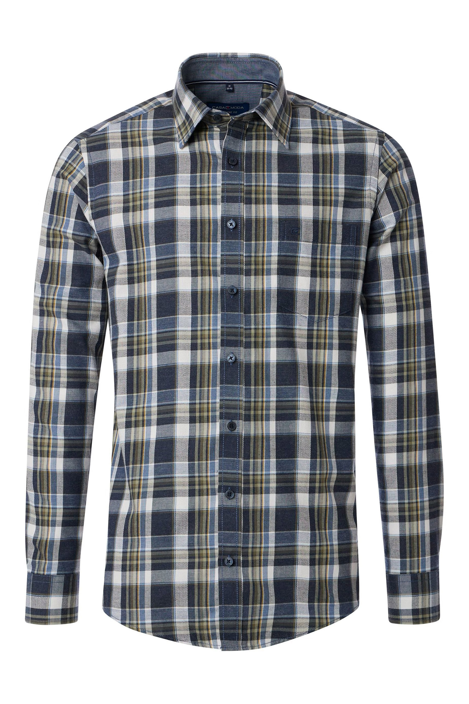 Camisas, Sport Manga Larga, 113386, MARINO | Zoom