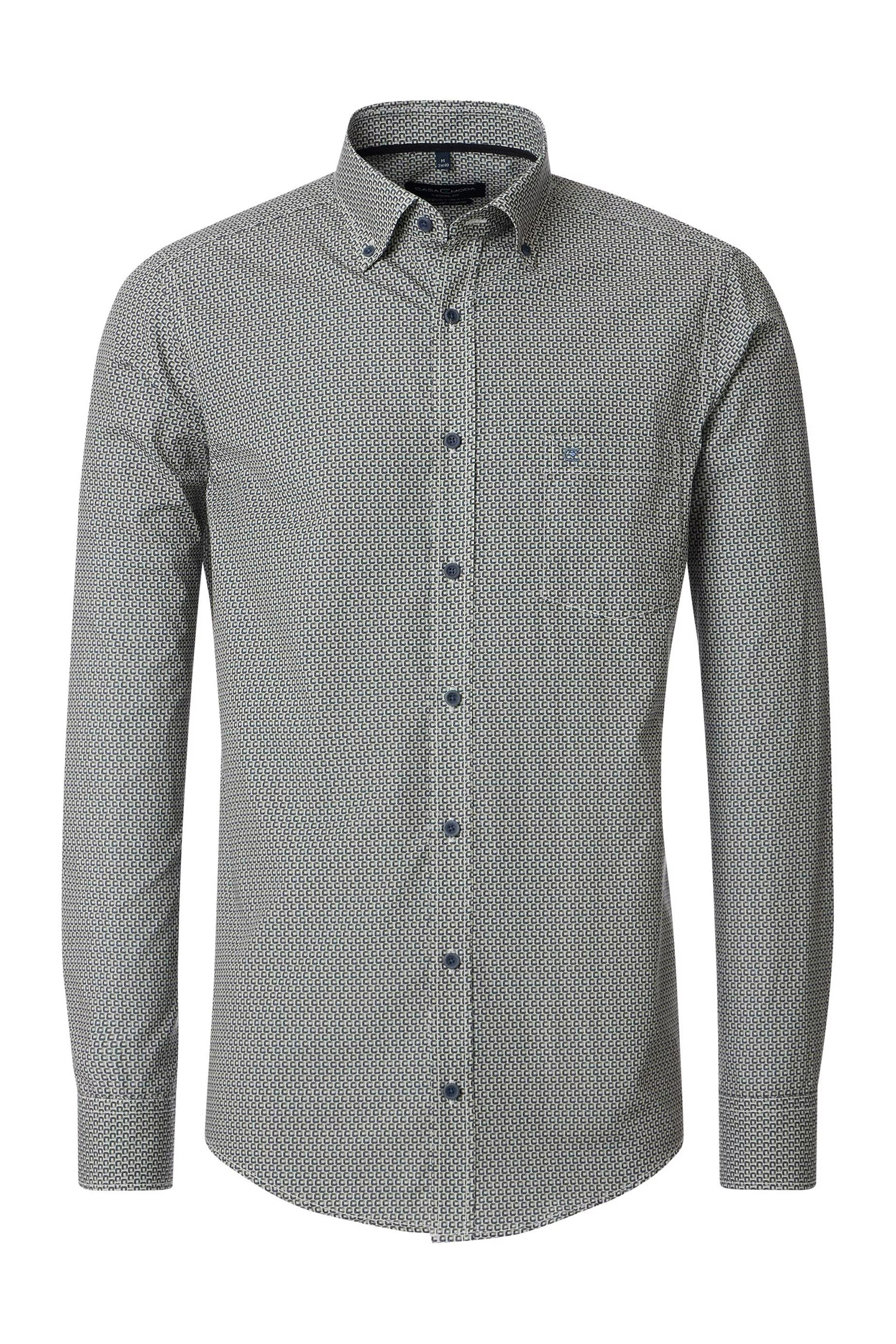 Camisas, Sport Manga Larga, 113387, MARINO | Zoom