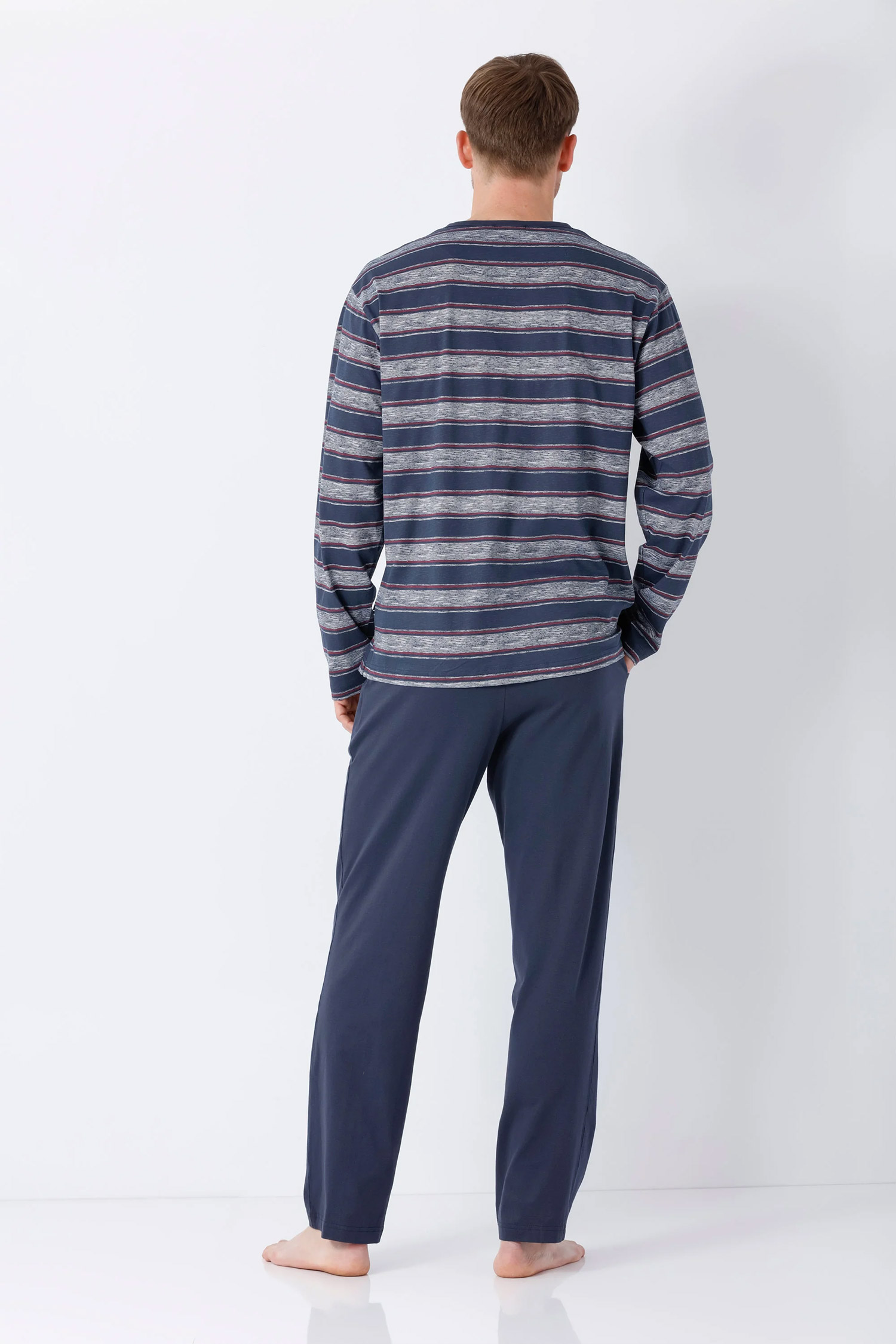 Homewear, Pijama M. Larga, 113474, MARINO | Zoom