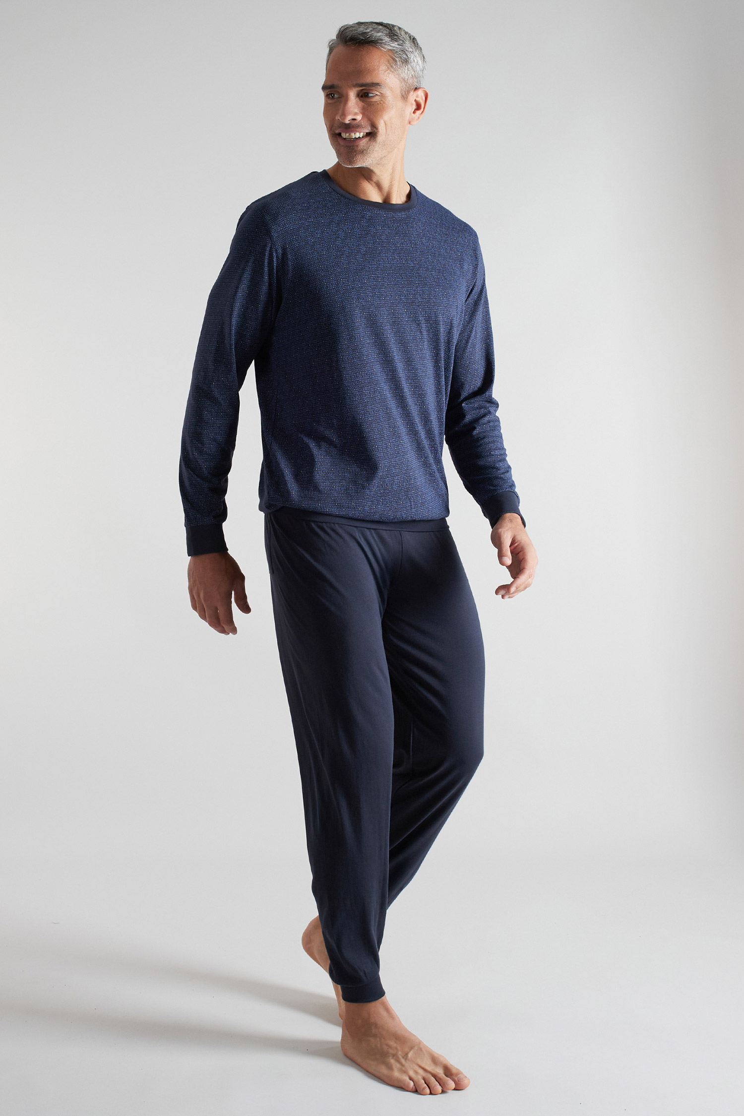 Homewear, Pijama M. Larga, 113480, MARINO | Zoom
