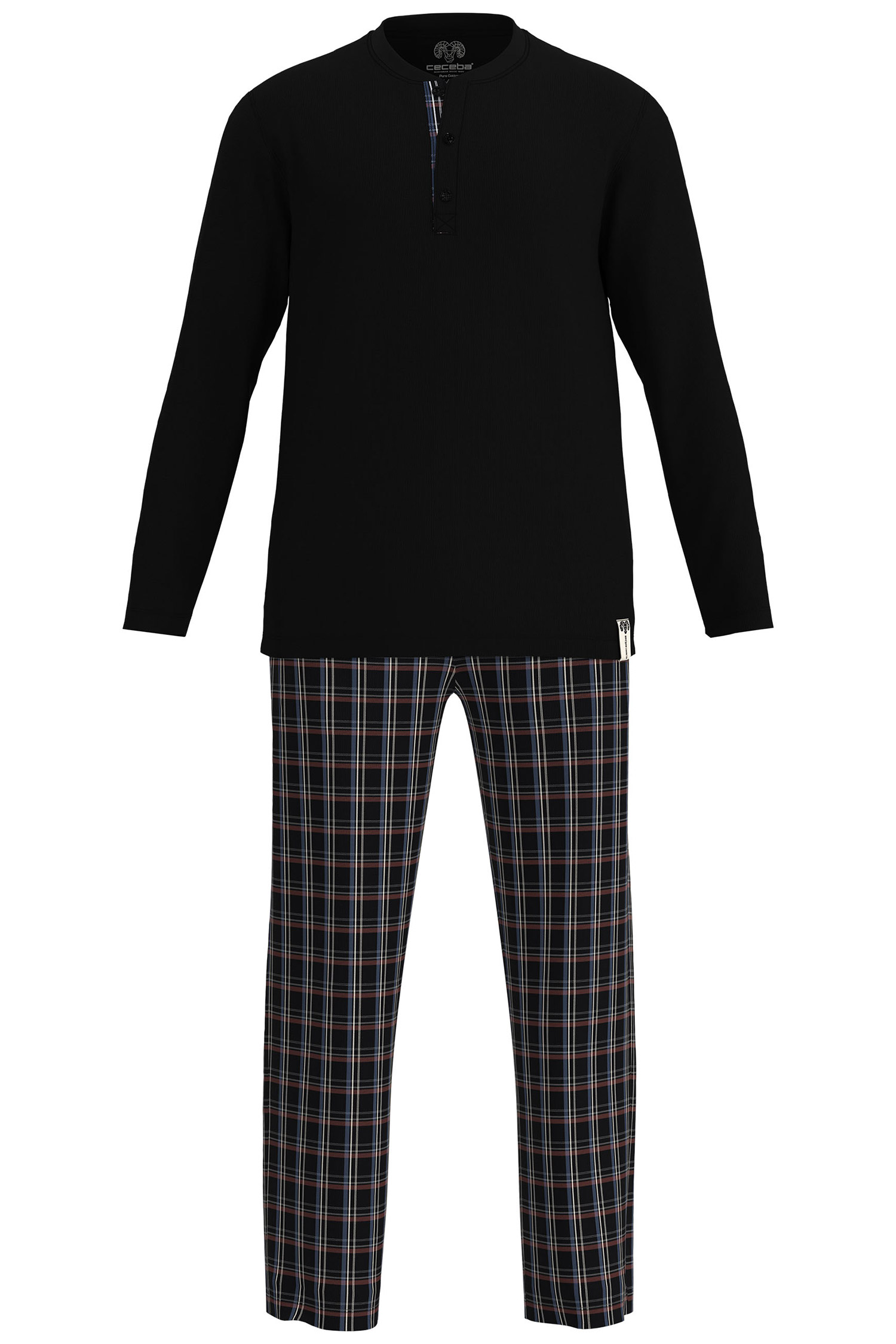 Homewear, Pijama M. Larga, 113483, MARINO | Zoom