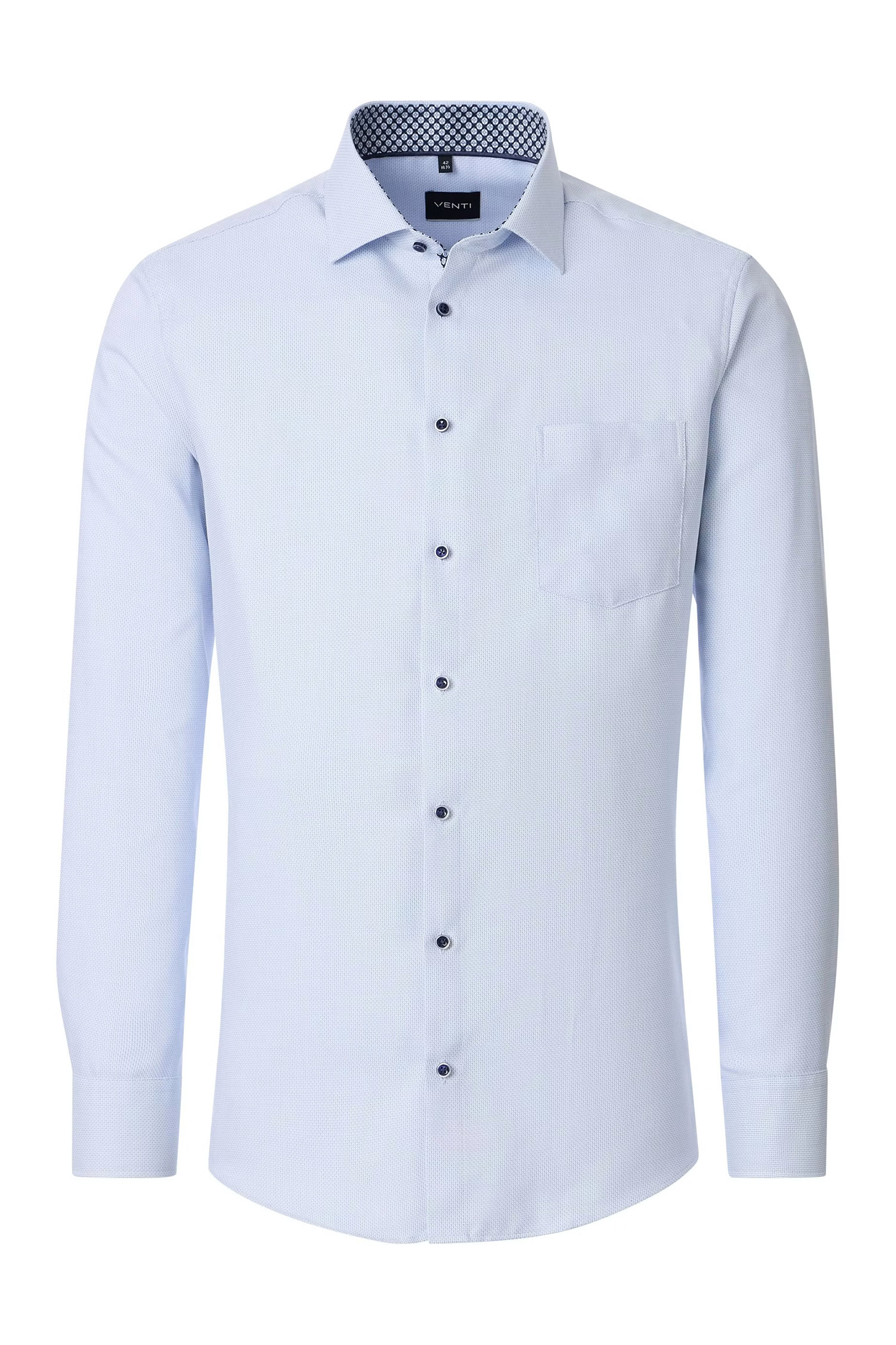 Camisas, Vestir Manga Larga, 113488, CELESTE | Zoom